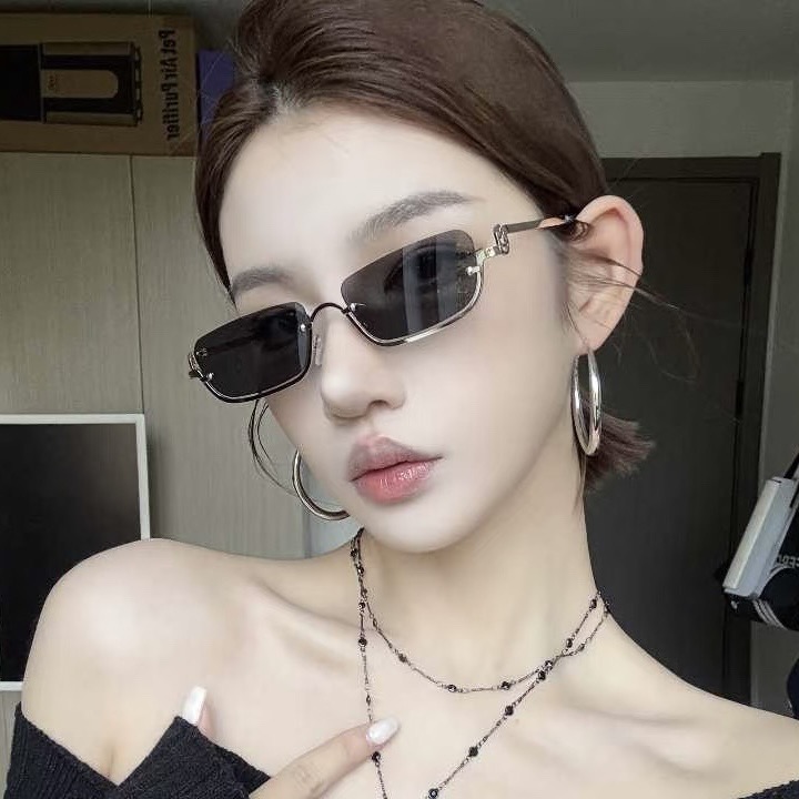 GUCCI 구찌 슬림 렉탱귤러 메탈 선글라스 3