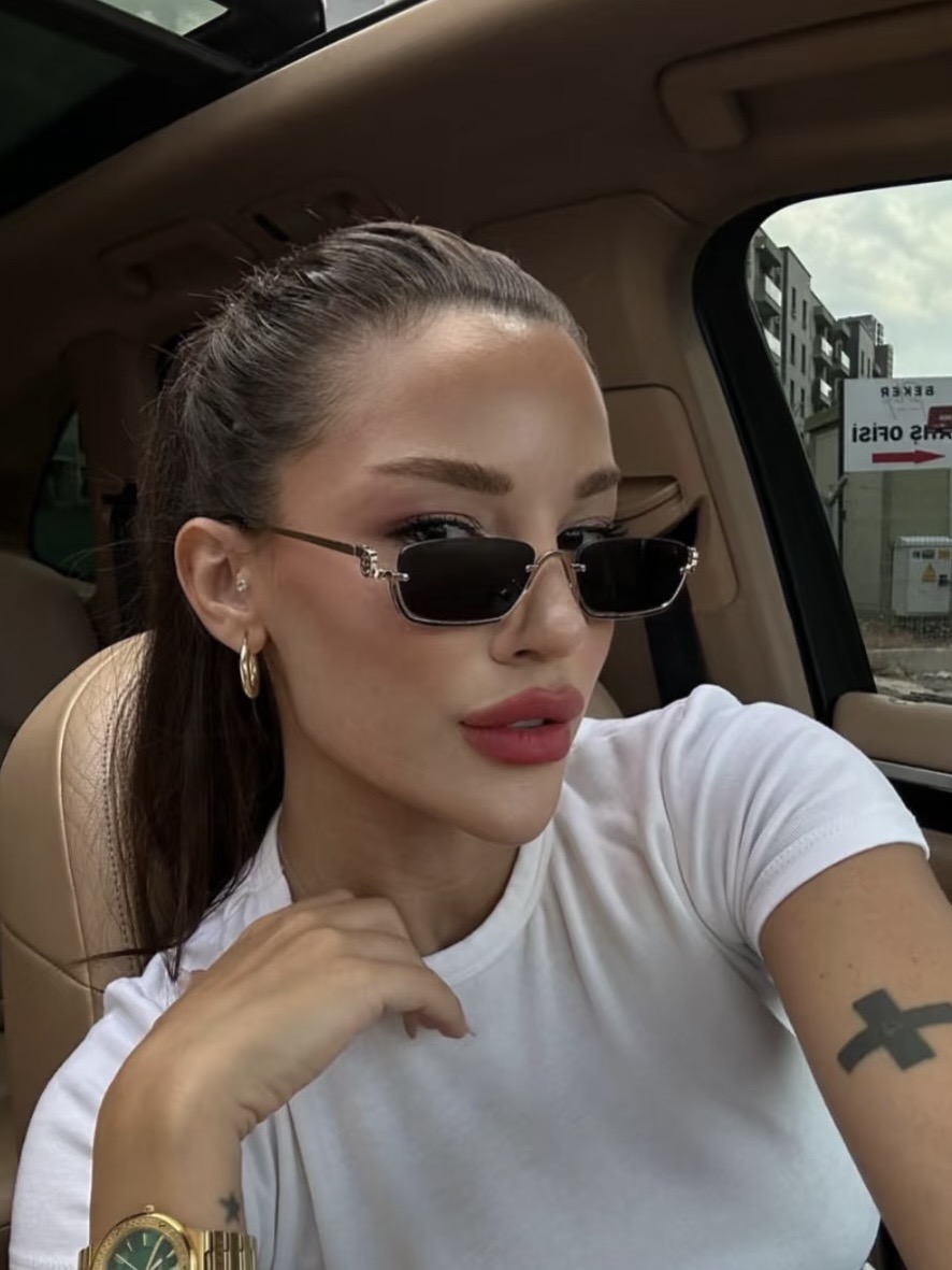 GUCCI 구찌 슬림 렉탱귤러 메탈 선글라스 5