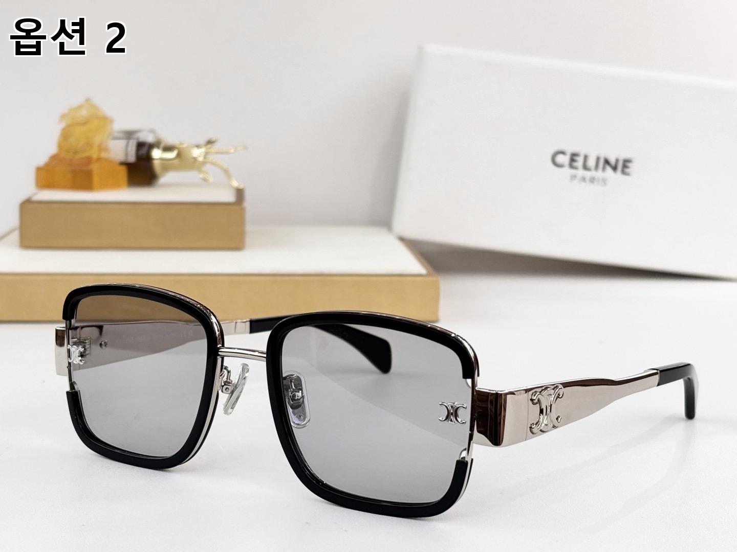 CELINE 셀린느 스퀘어 메탈 콤비 선글라스 6
