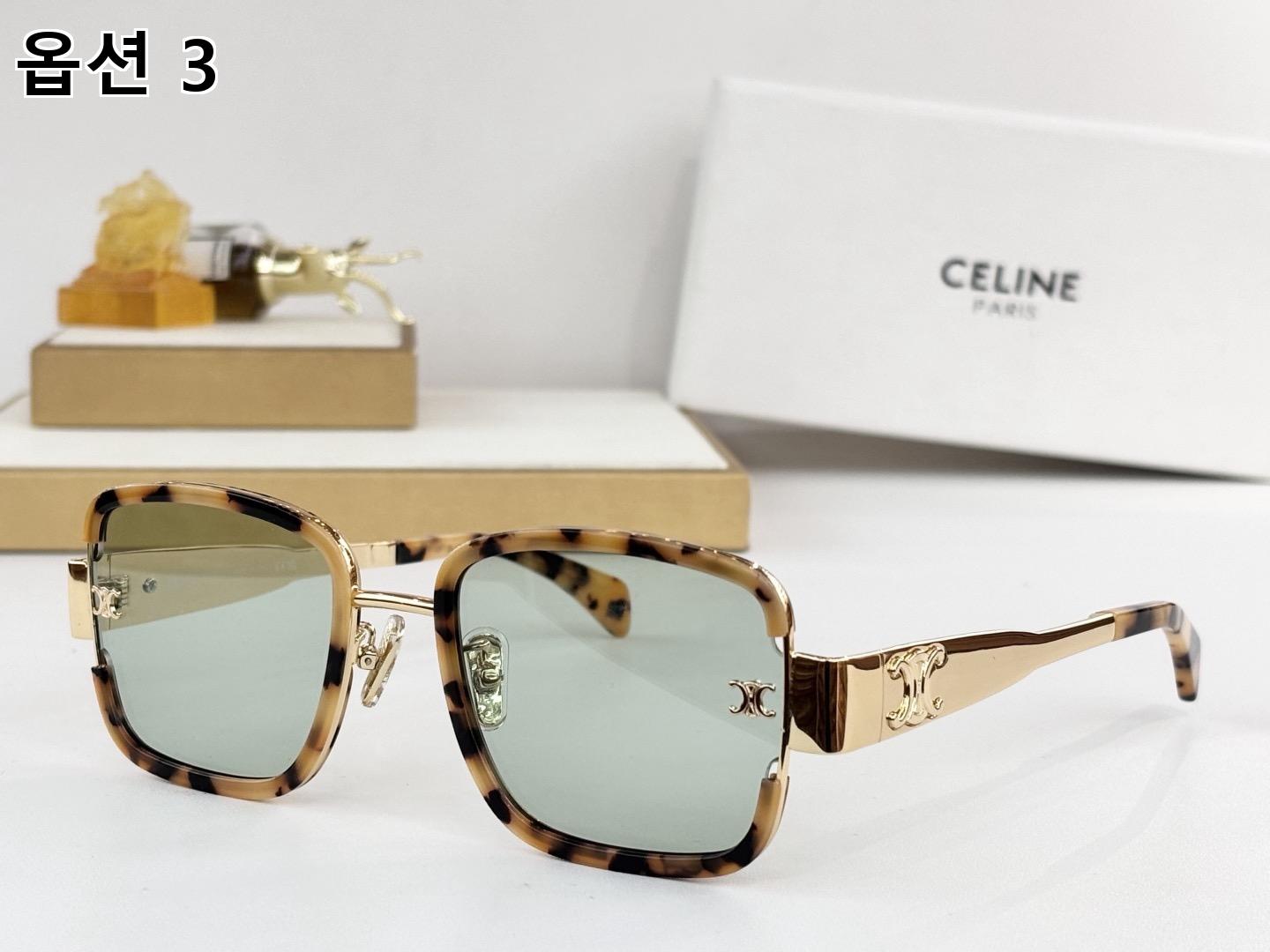 CELINE 셀린느 스퀘어 메탈 콤비 선글라스 7