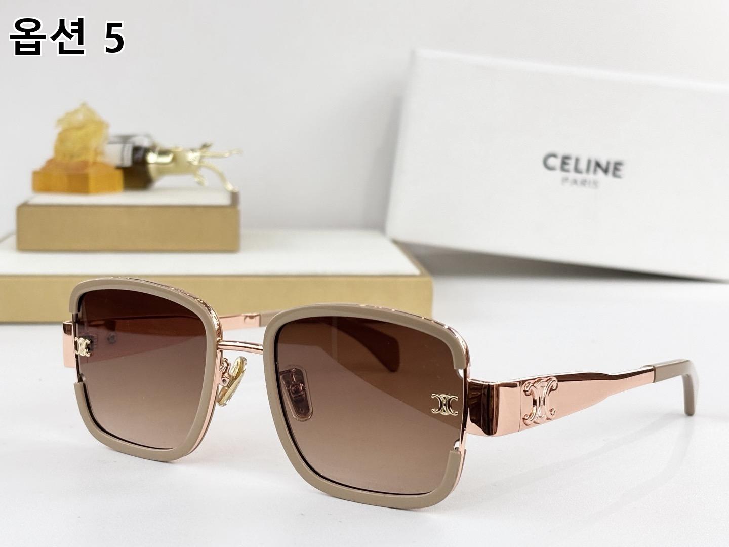 CELINE 셀린느 스퀘어 메탈 콤비 선글라스 9
