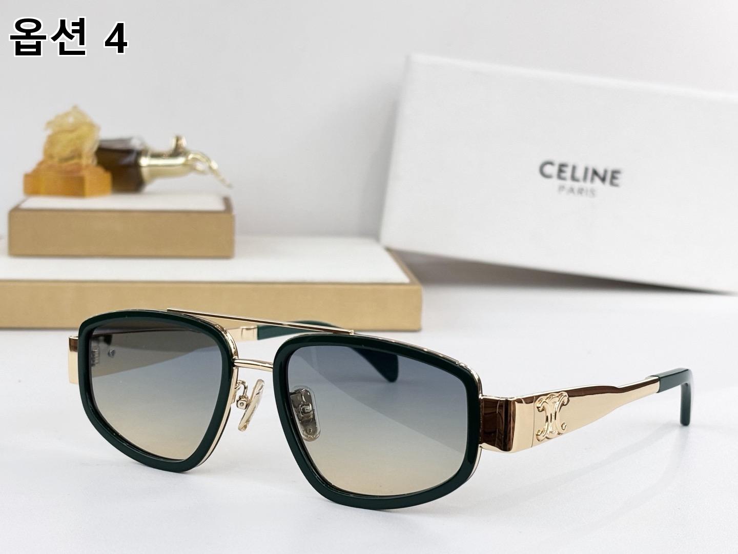 CELINE 셀린느 스퀘어 메탈 & 아세테이트 선글라스 10