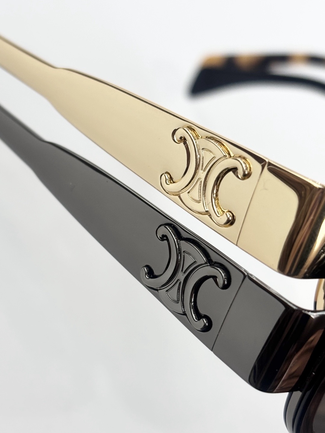 CELINE 셀린느 스퀘어 메탈 & 아세테이트 선글라스 14