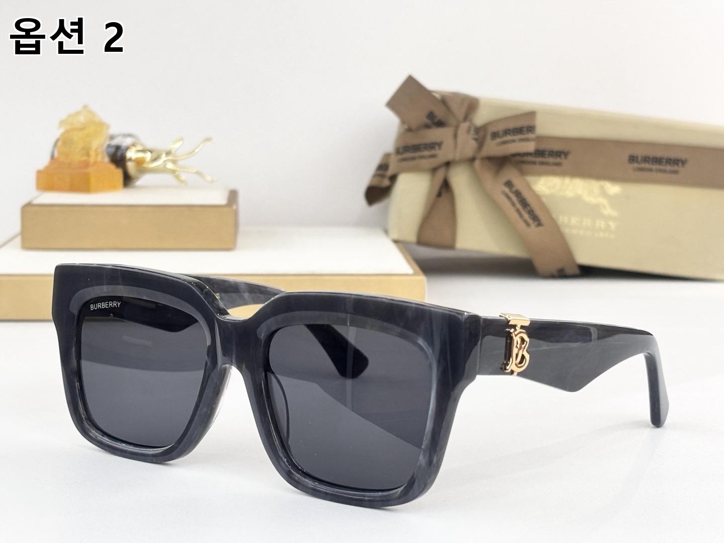 BURBERRY 버버리 스퀘어 아세테이트 선글라스 8