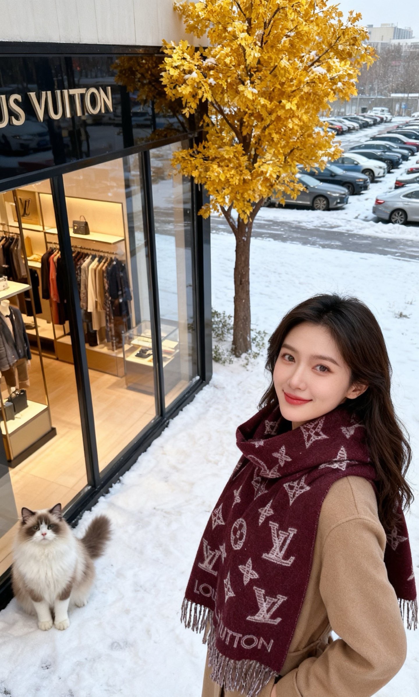 LOUIS VUITTON 루이비통 Essential Shine 머플러 1