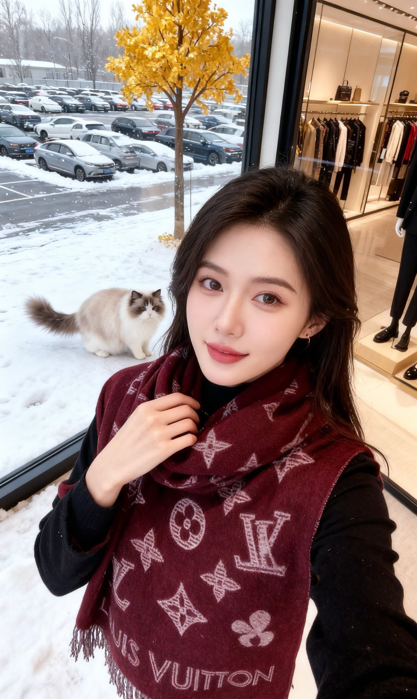 LOUIS VUITTON 루이비통 Essential Shine 머플러 2