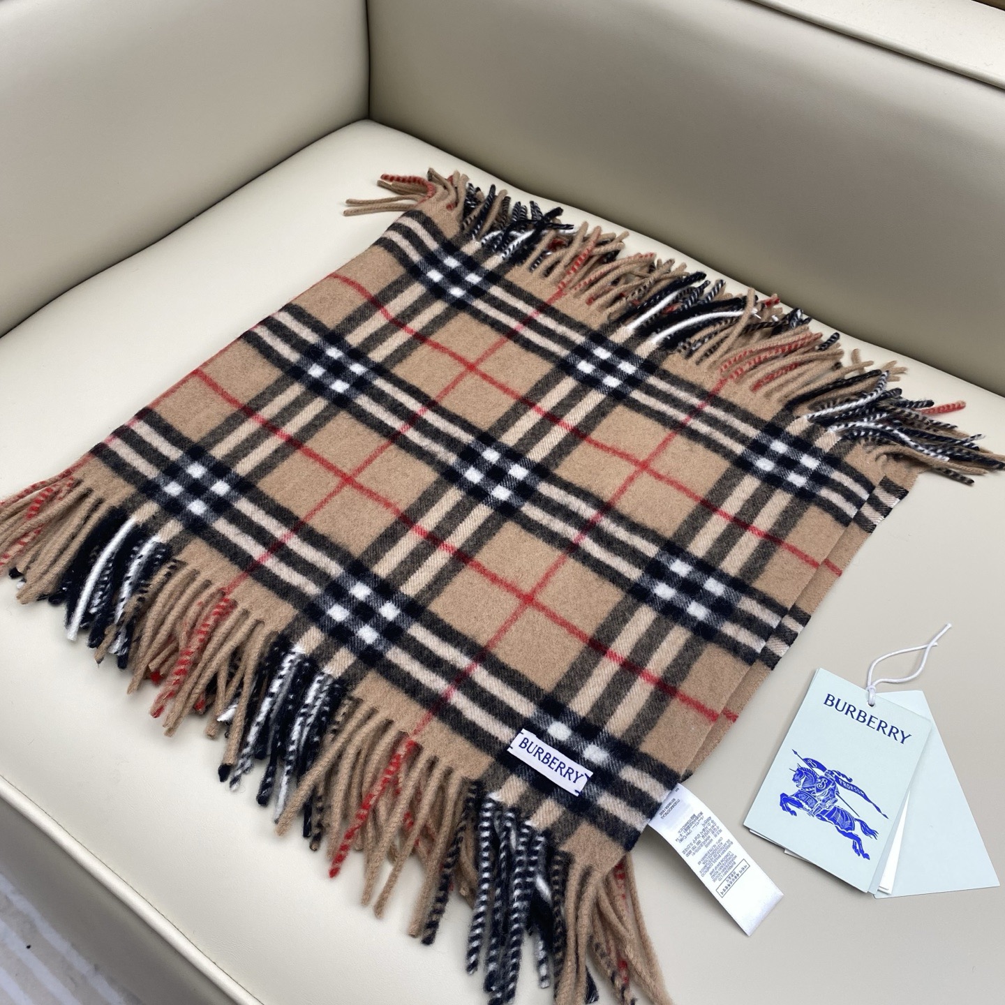 BURBERRY 버버리 체크 울 스카프 2