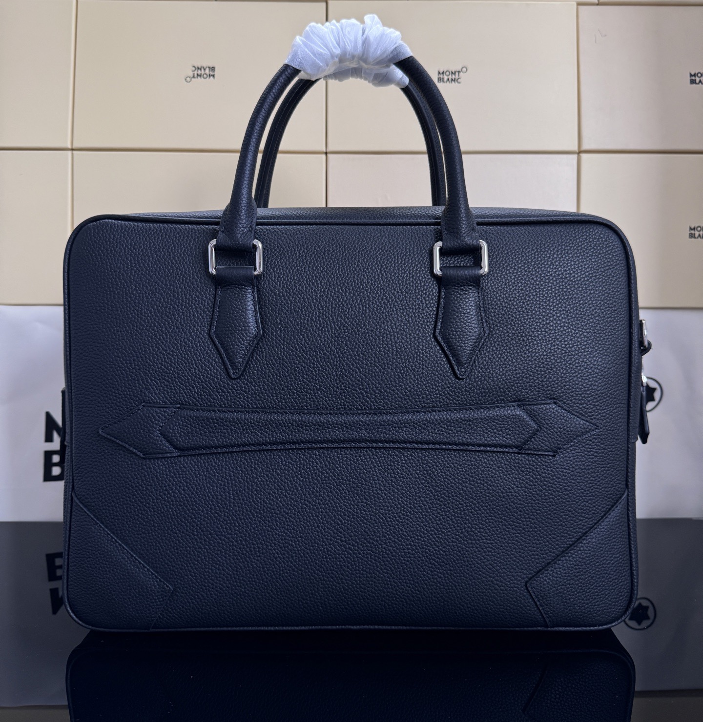 MontBlanc 몽블랑 소프트 그레인 레더 서류가방 37.5cm 6