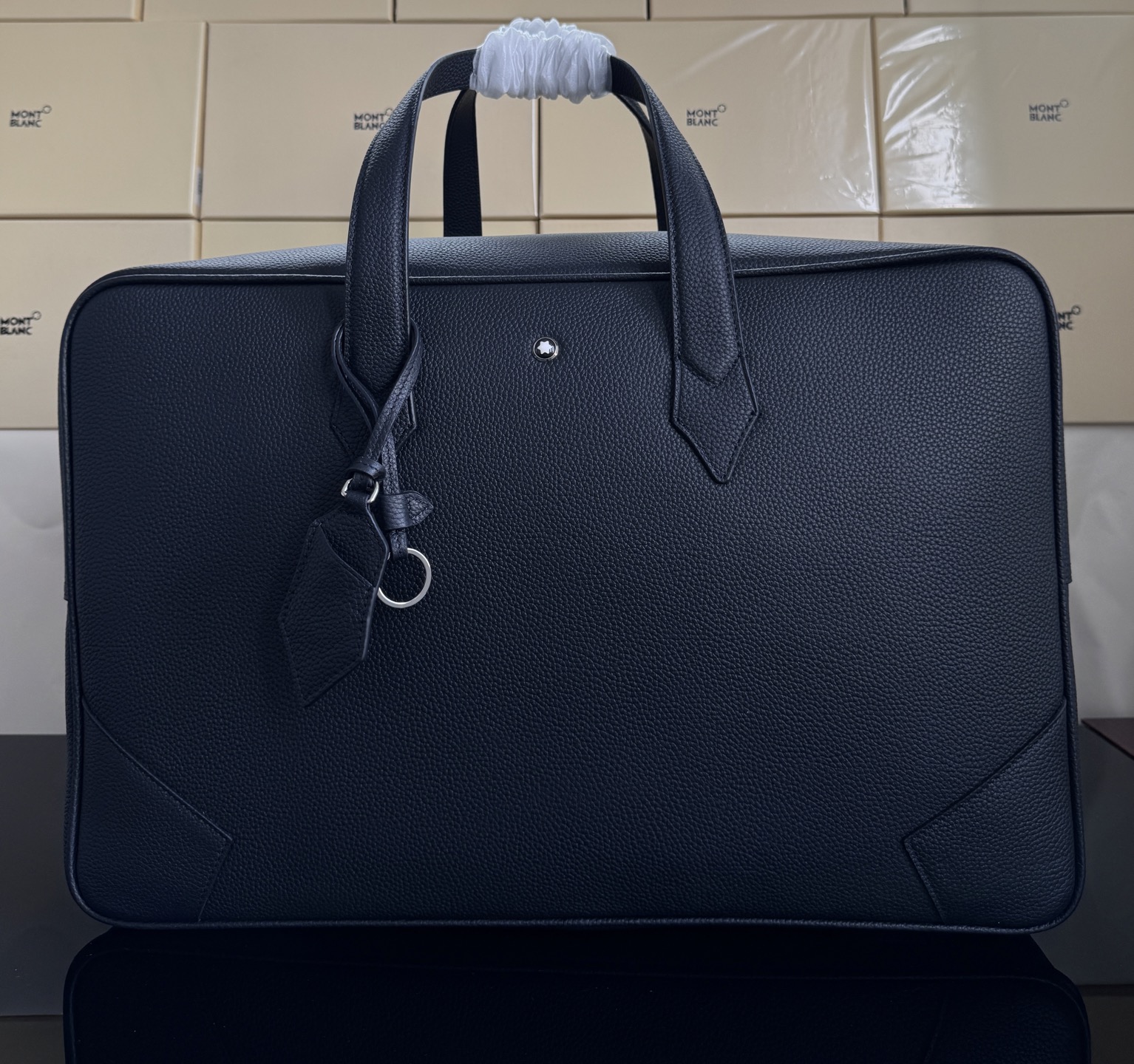 Montblanc 몽블랑 소프트 그레인 레더 서류가방 45.5cm 3