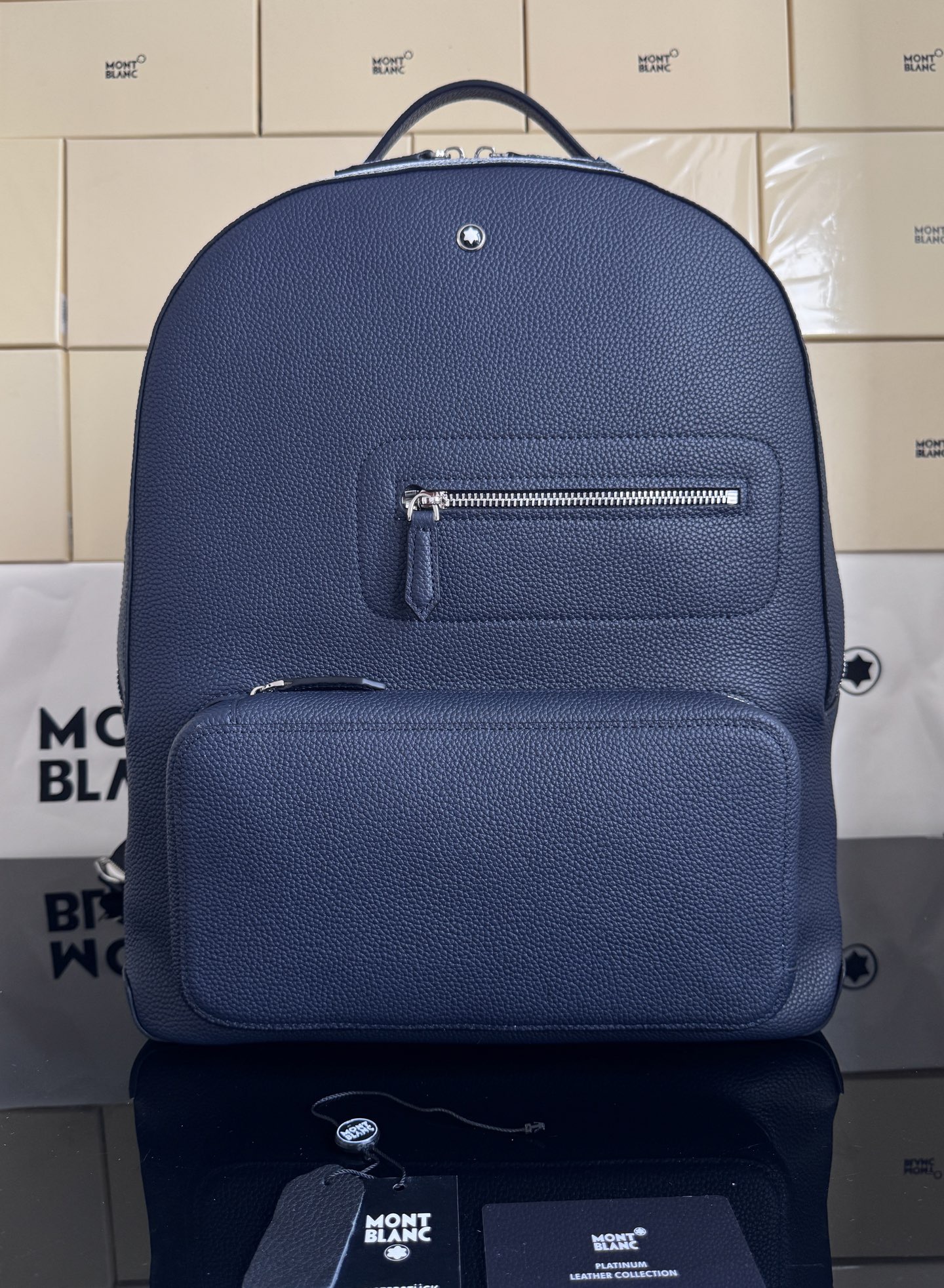 MONTBLANC 몽블랑 소프트 그레인 백팩 42cm 4
