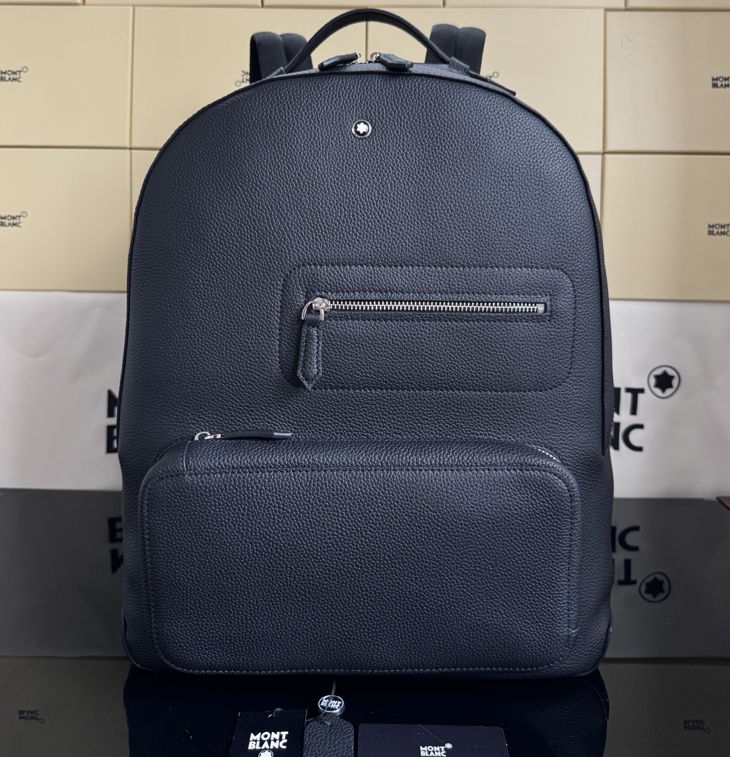 MONTBLANC 몽블랑 소프트 그레인 백팩 42cm 14