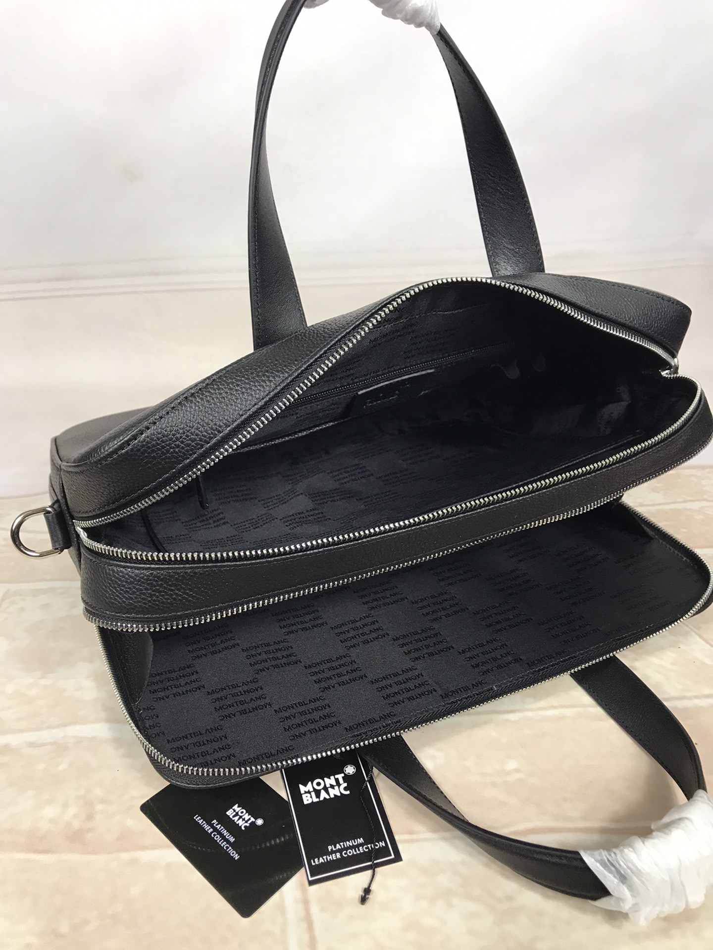 Montblanc 몽블랑 MB127936 블랙 서류가방 38cm 11