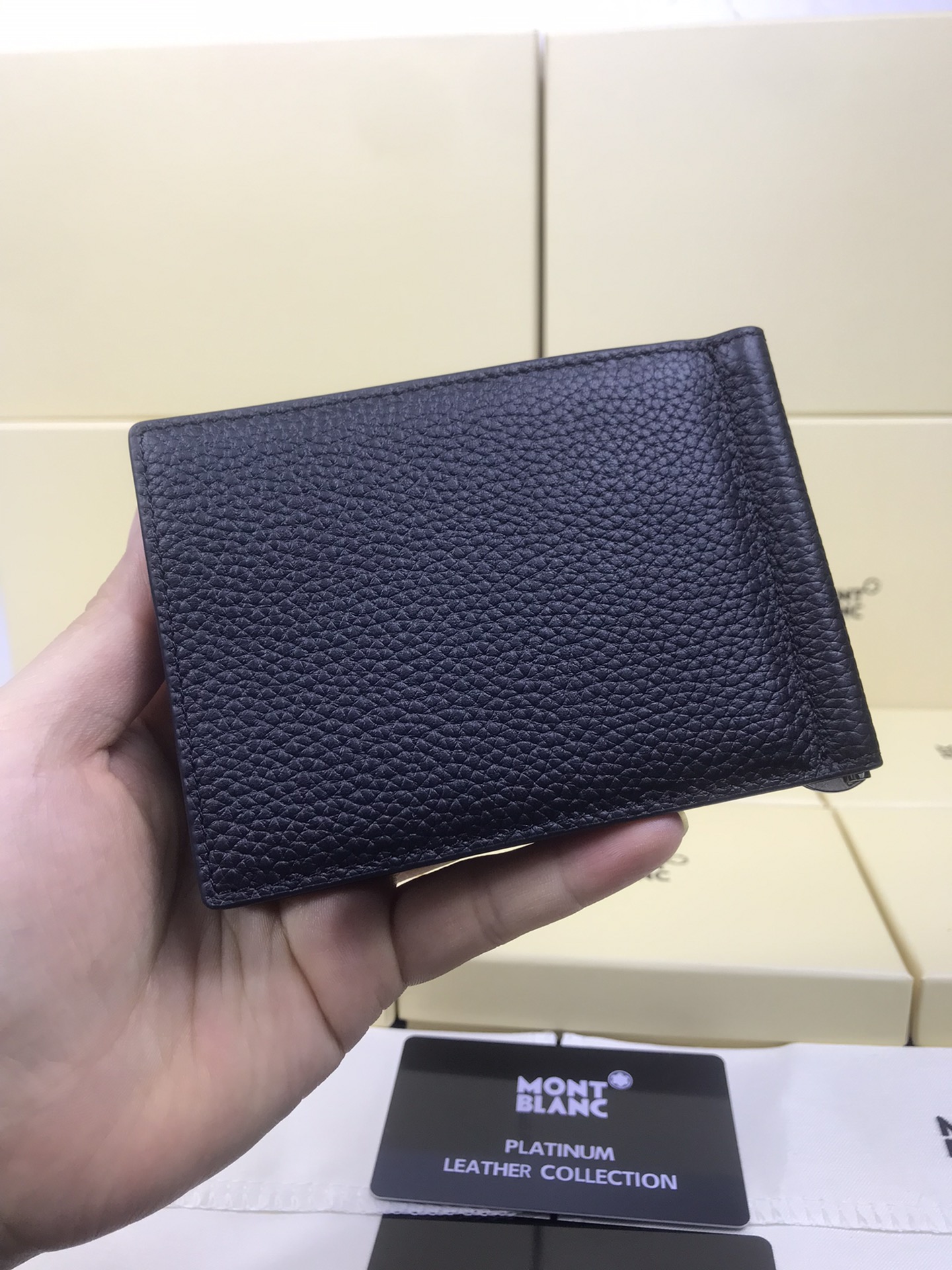 MONTBLANC 몽블랑 블랙 가죽 지갑 2