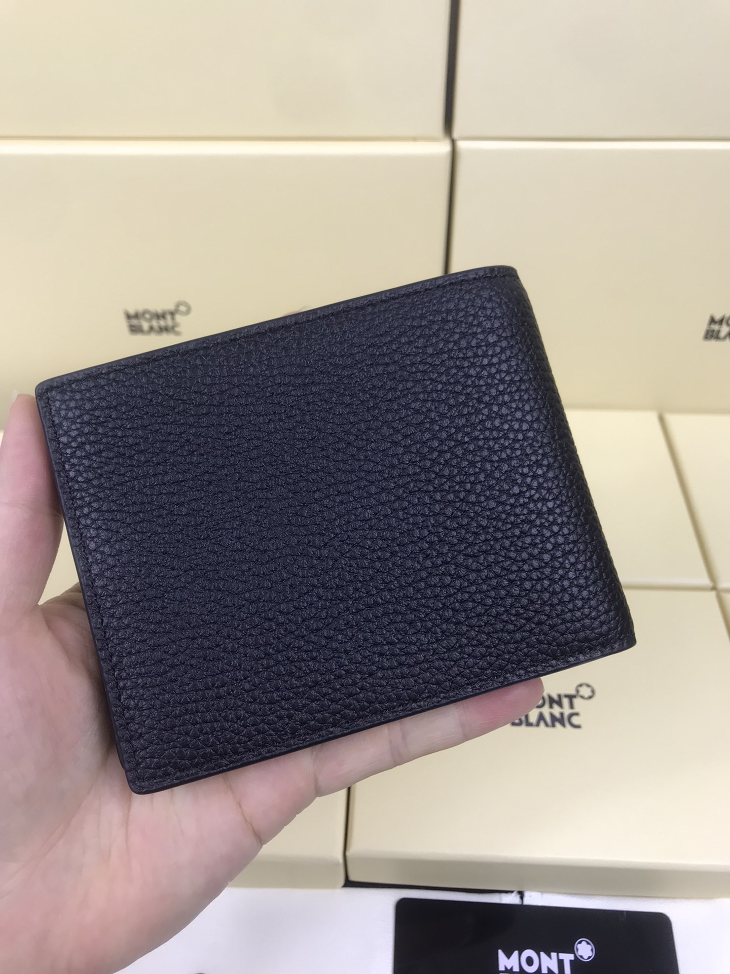 Montblanc 몽블랑 블랙 소가죽 반지갑 2