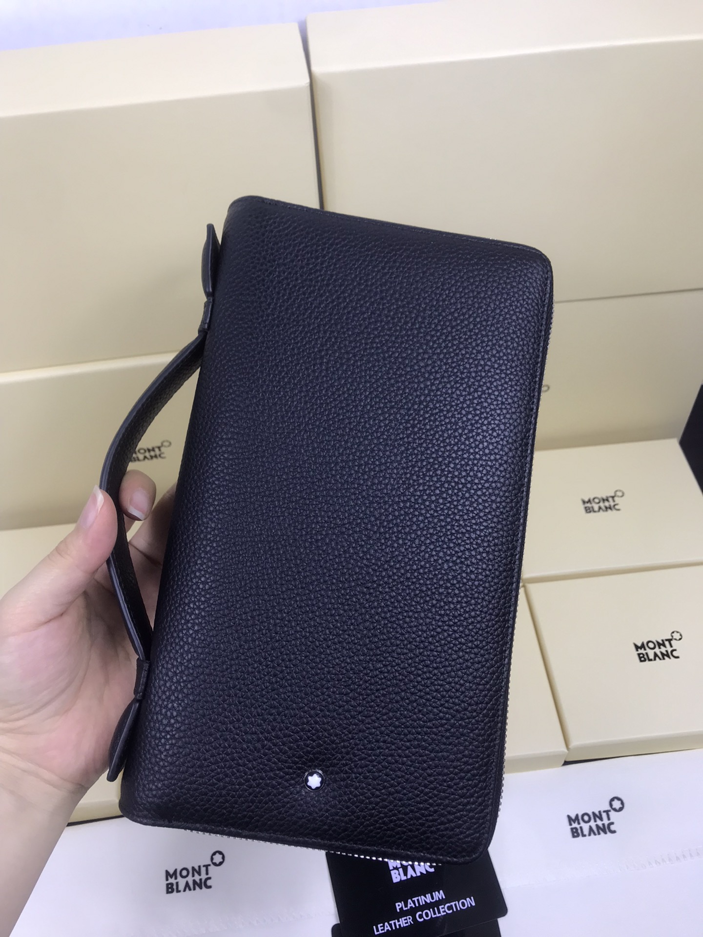 MONTBLANC 몽블랑 소프트 그레인 클러치백 23츠 6