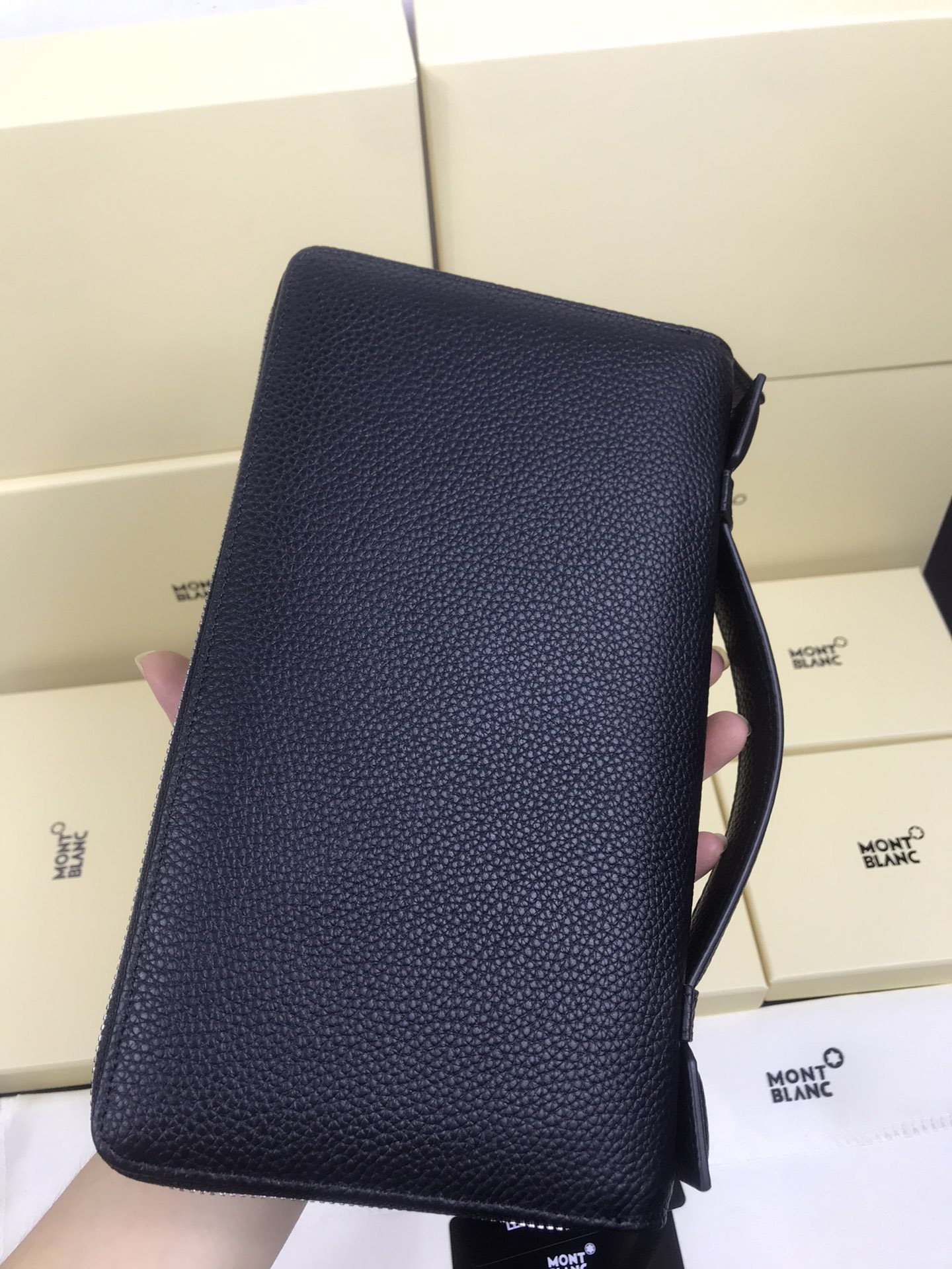 MONTBLANC 몽블랑 소프트 그레인 클러치백 23츠 7