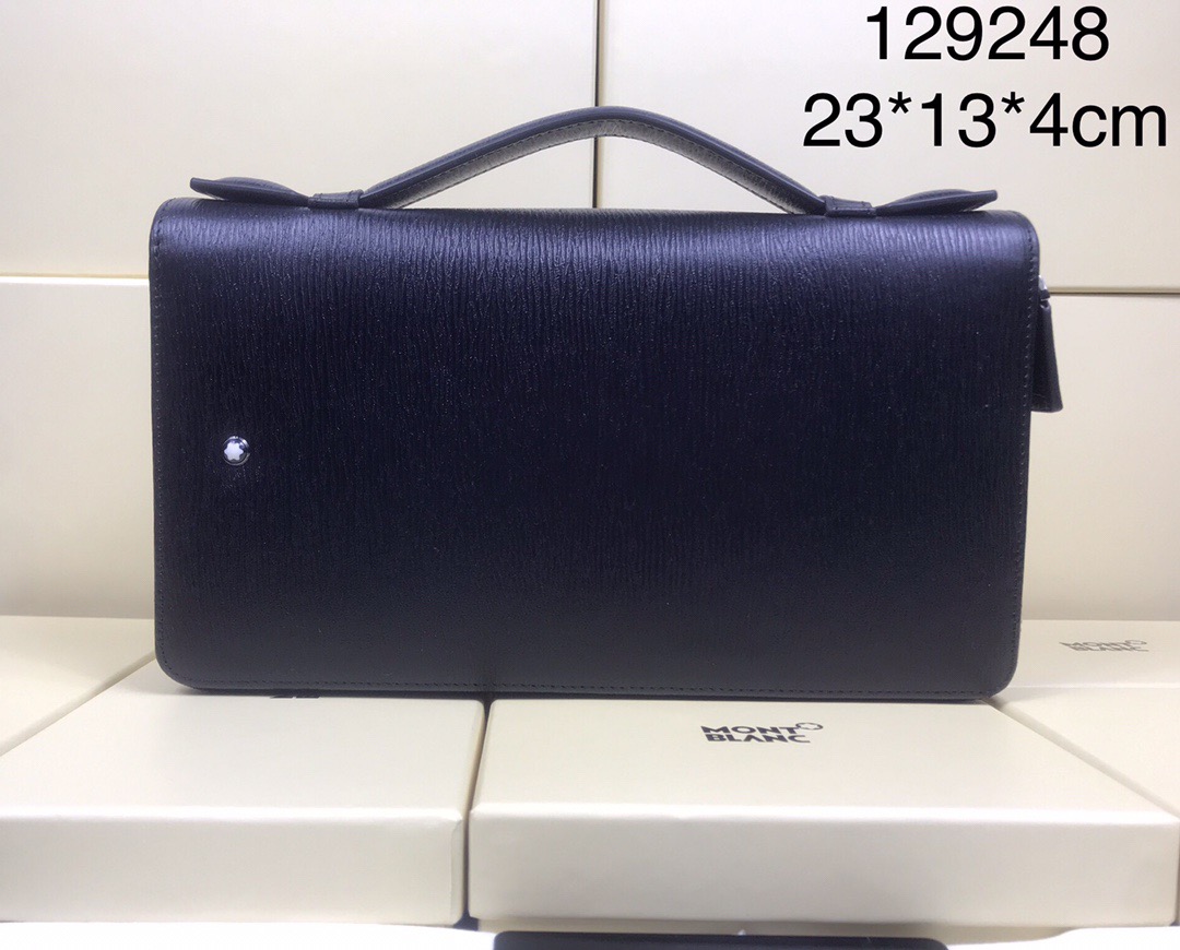 Montblanc 몽블랑 더블 핸들 클러치백 23cm 1