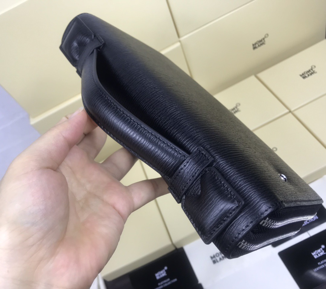 Montblanc 몽블랑 더블 핸들 클러치백 23cm 5