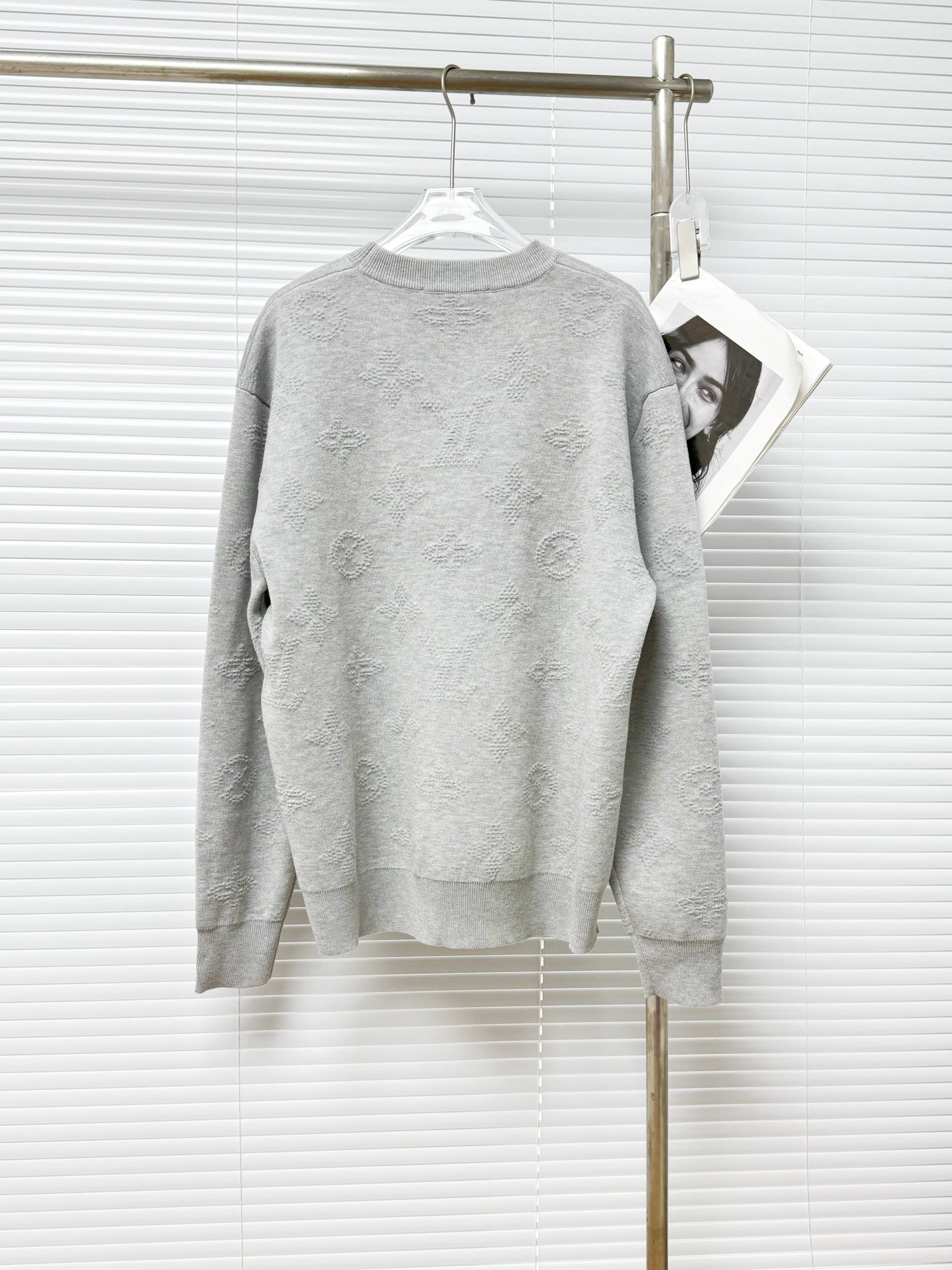 LOUIS VUITTON 루이비통 Safari 모노그램 코튼 니트 스웨터 3