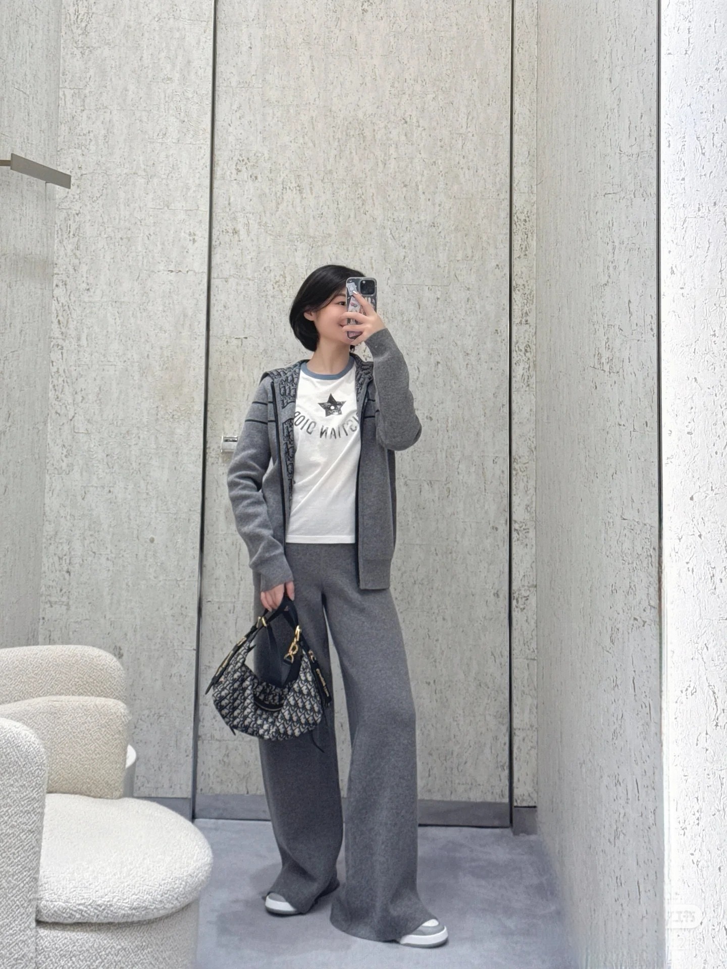 Dior 디올 올오버 오블리크 로고 양면 후드 집업 가디건 4