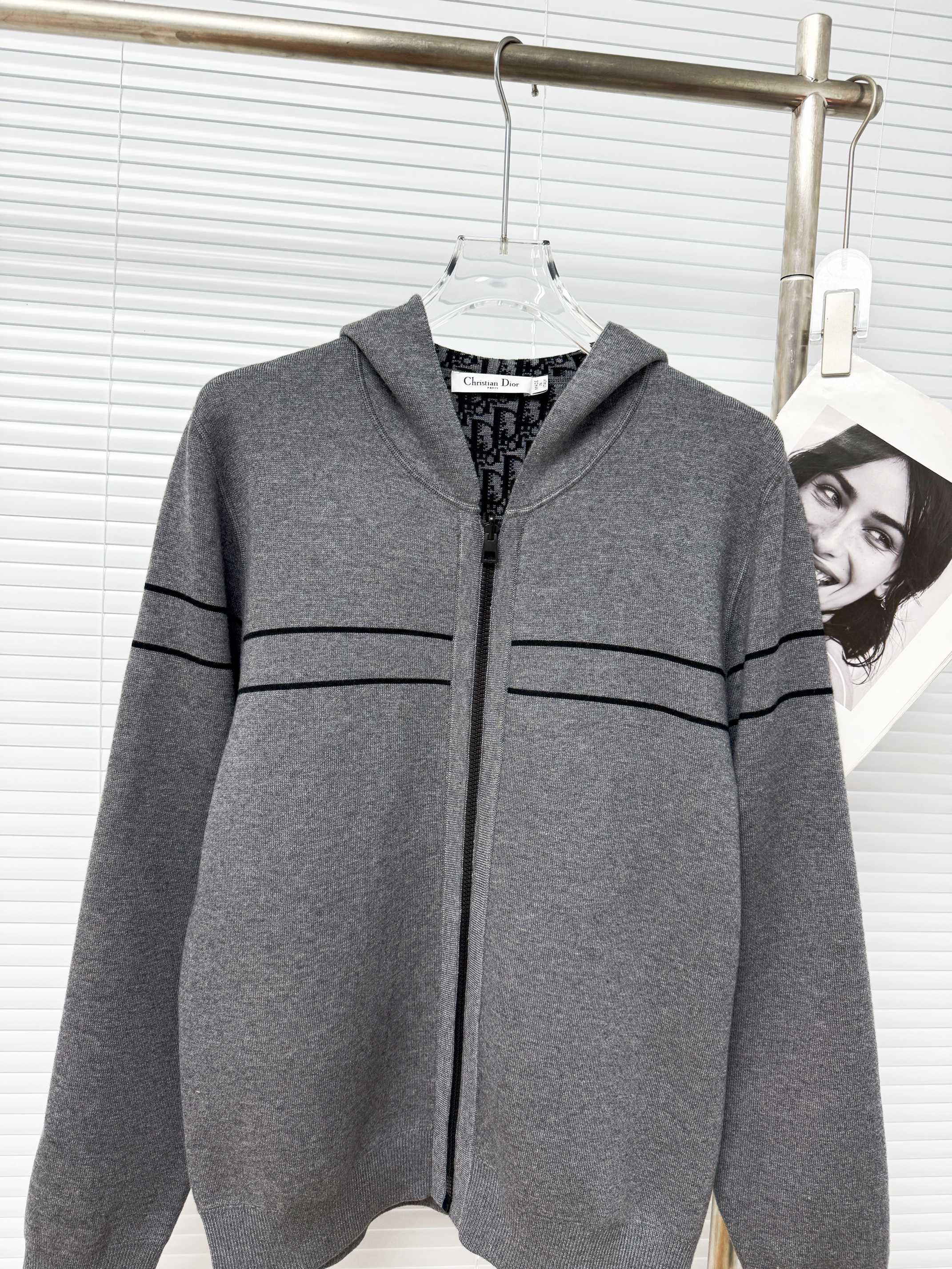 Dior 디올 올오버 오블리크 로고 양면 후드 집업 가디건 13