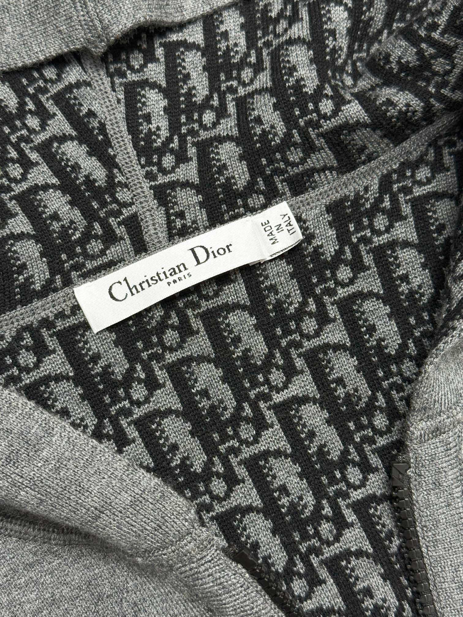 Dior 디올 올오버 오블리크 로고 양면 후드 집업 가디건 16