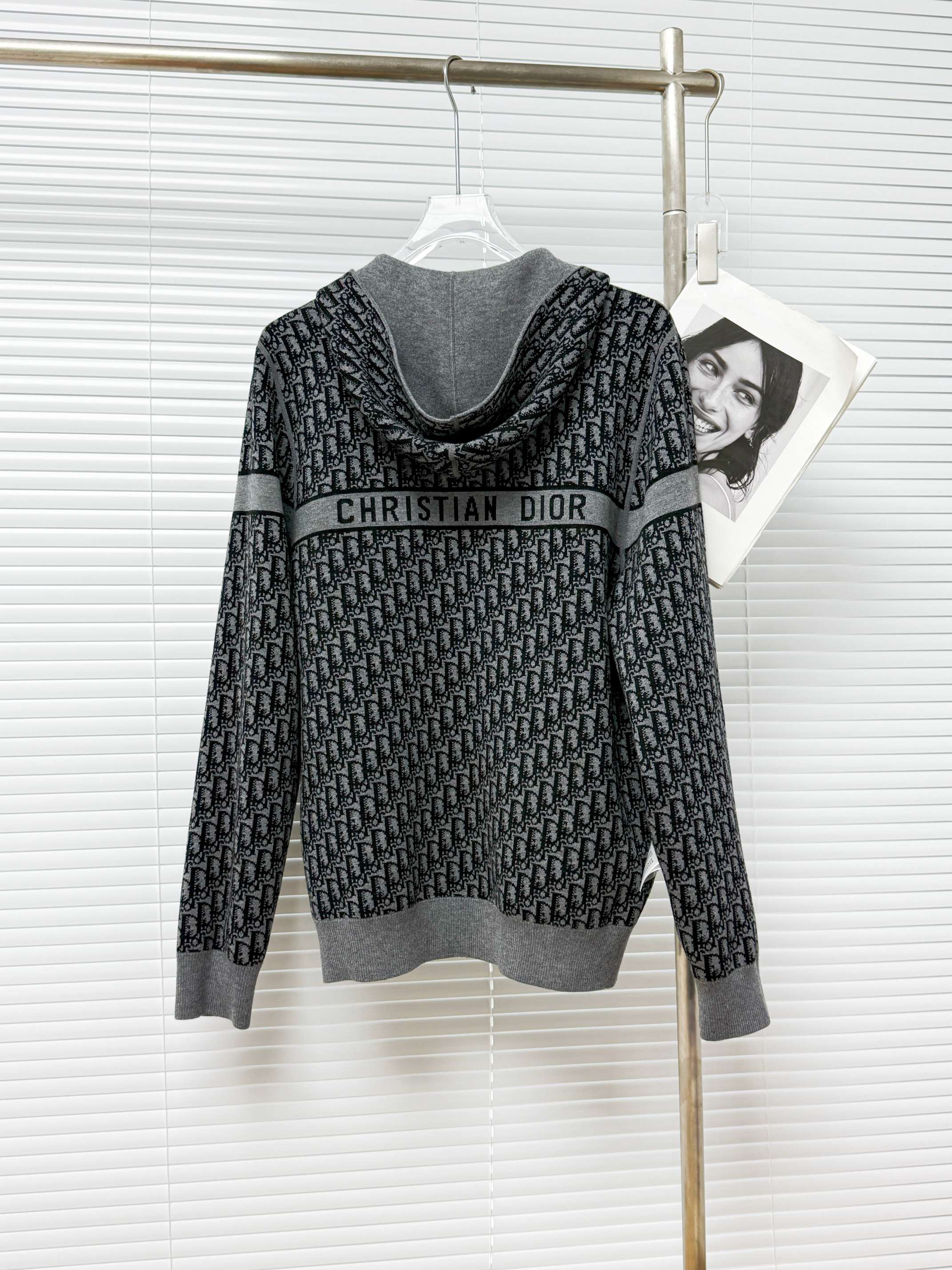 Dior 디올 올오버 오블리크 로고 양면 후드 집업 가디건 21