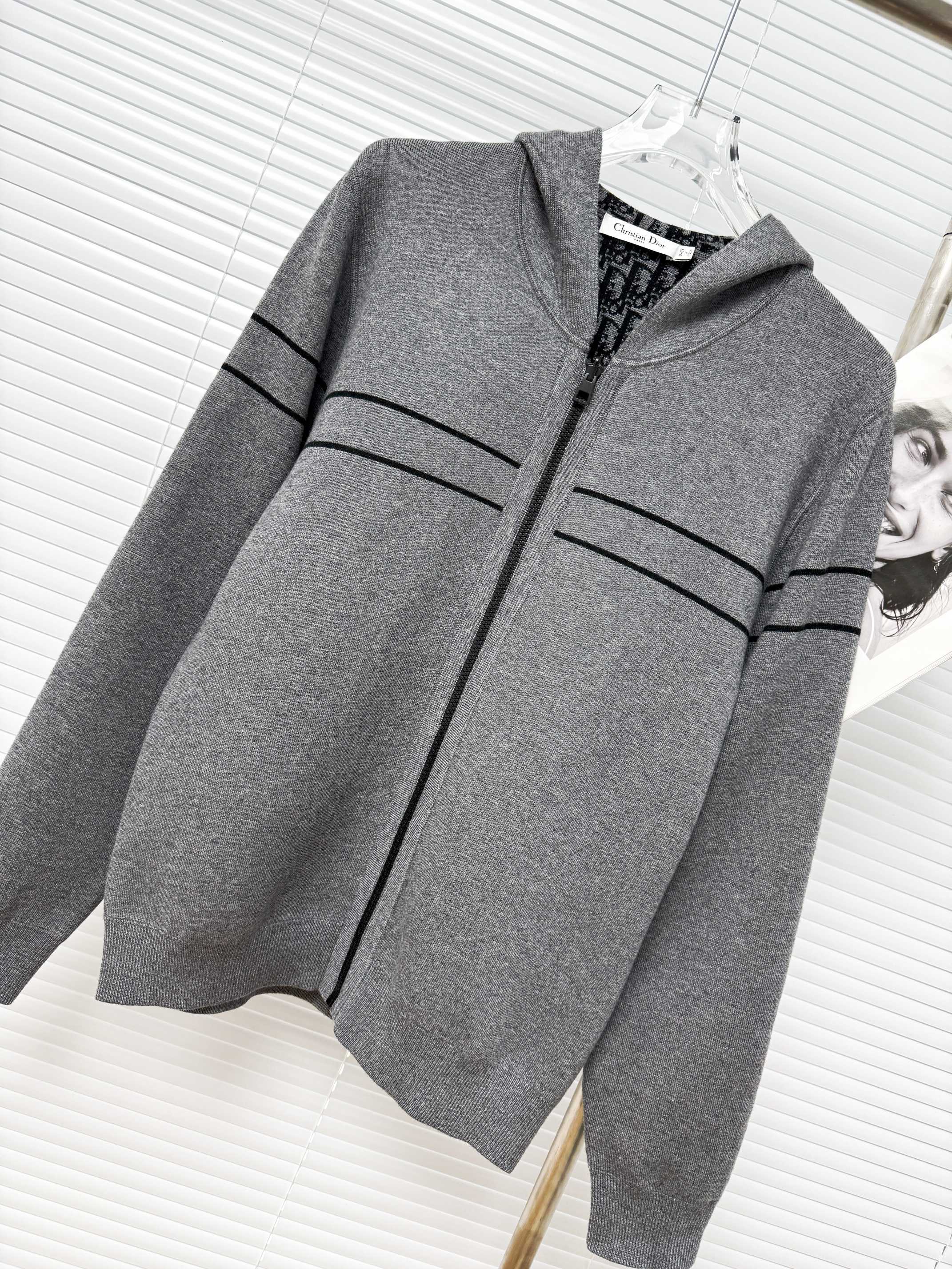 Dior 디올 올오버 오블리크 로고 양면 후드 집업 가디건 22