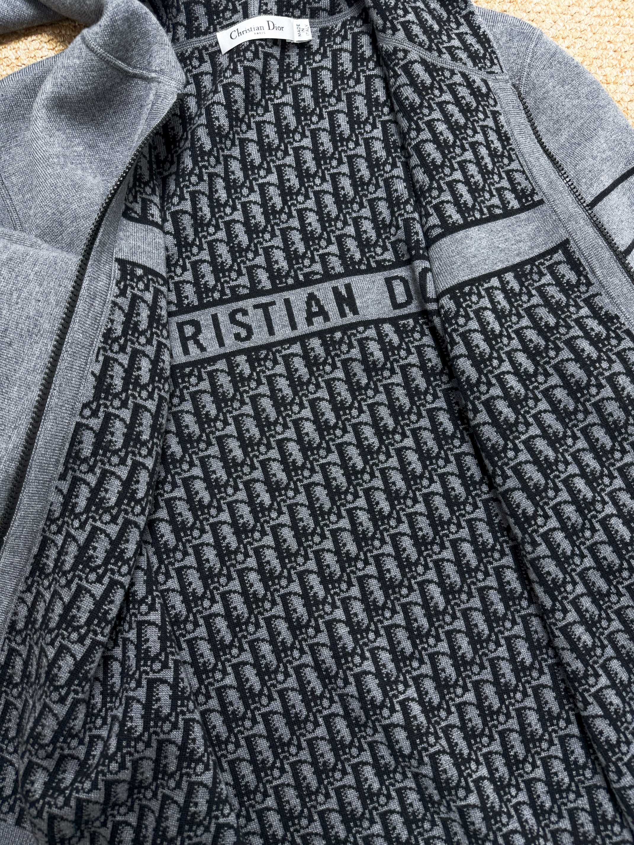 Dior 디올 올오버 오블리크 로고 양면 후드 집업 가디건 27