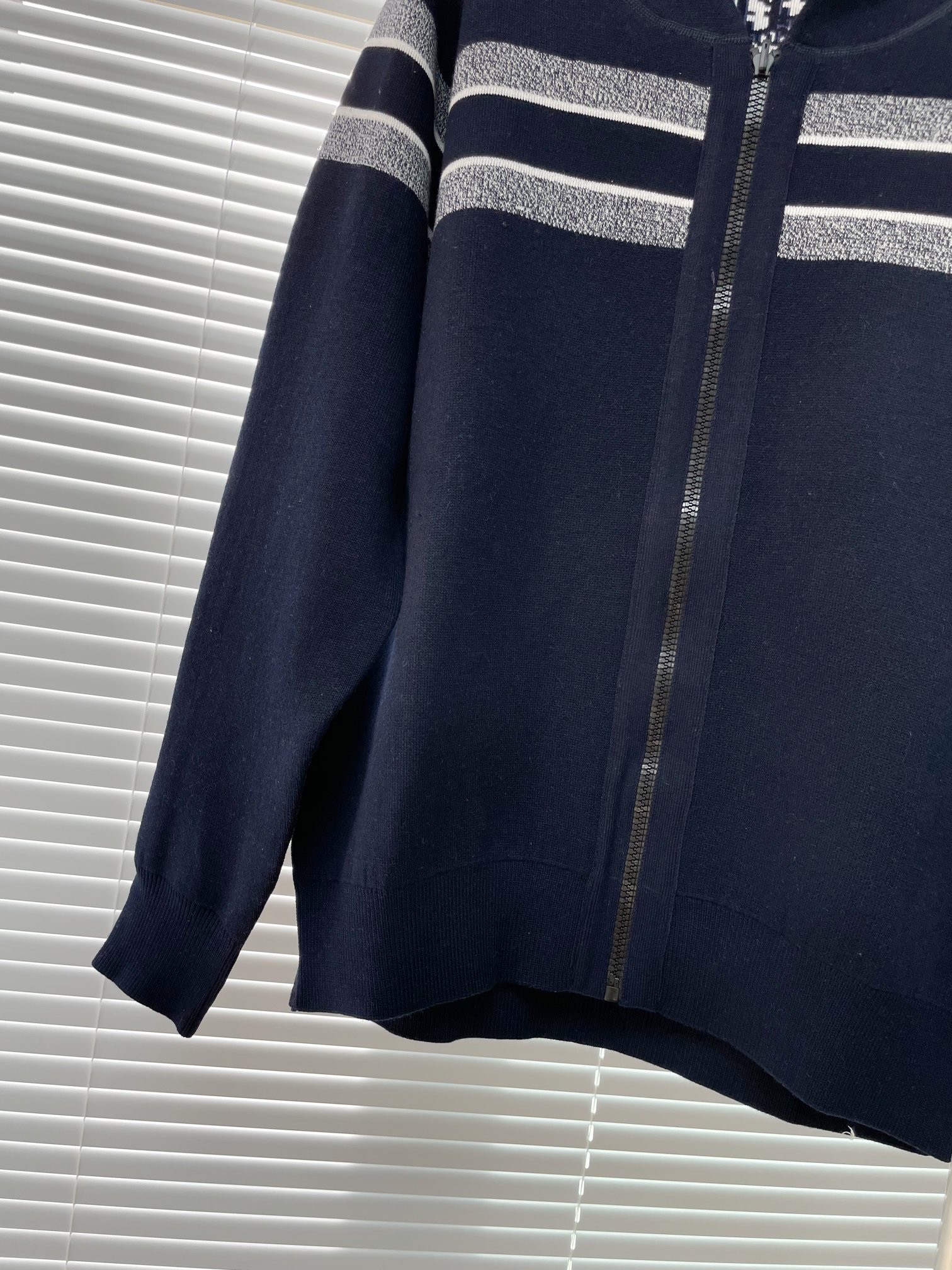 Dior 디올 자카드 로고 양면 후드 니트 집업 21