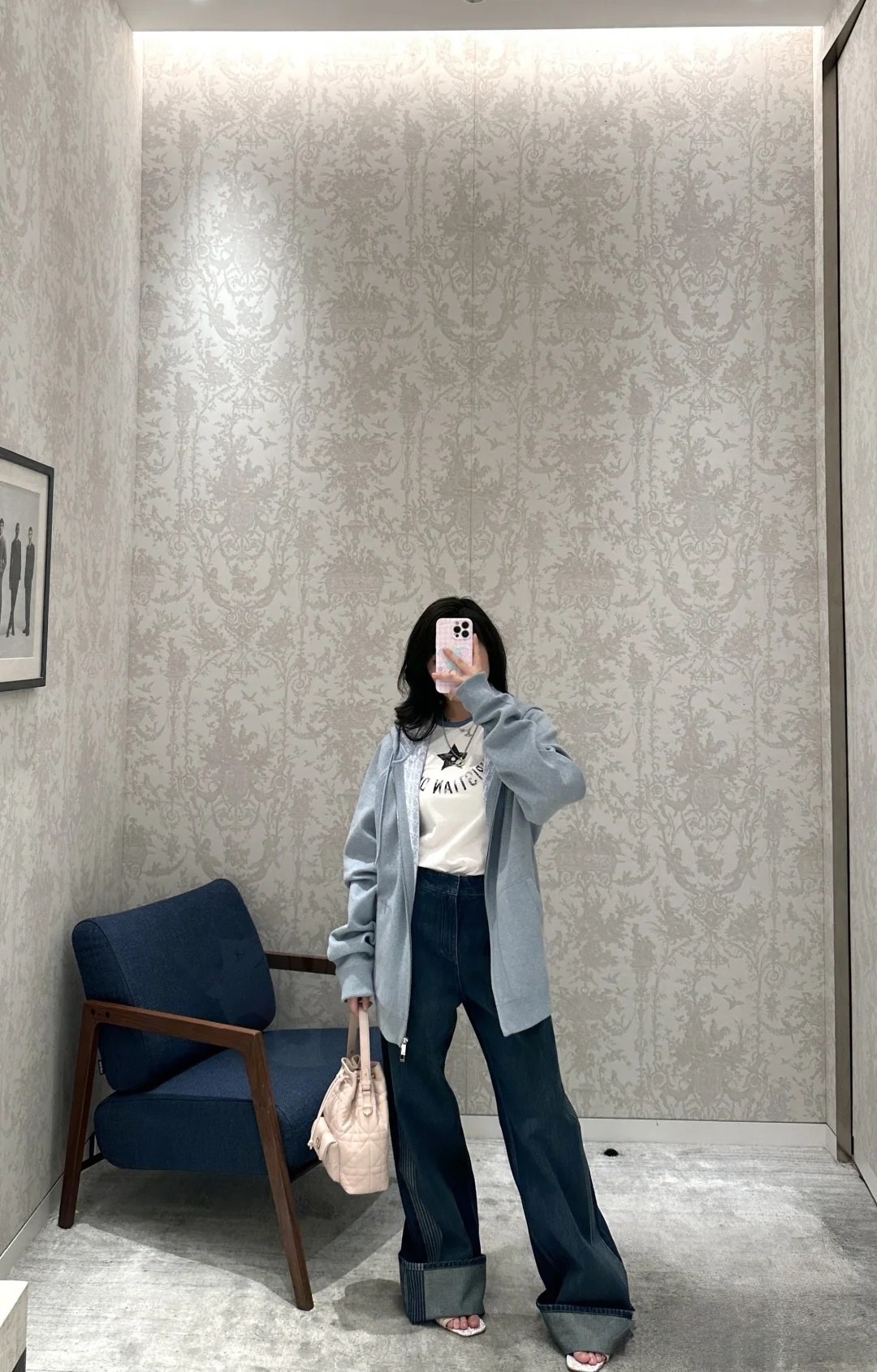 Dior 디올 가을겨울 로고 디테일 실크 블렌드 후드 맨투맨 8