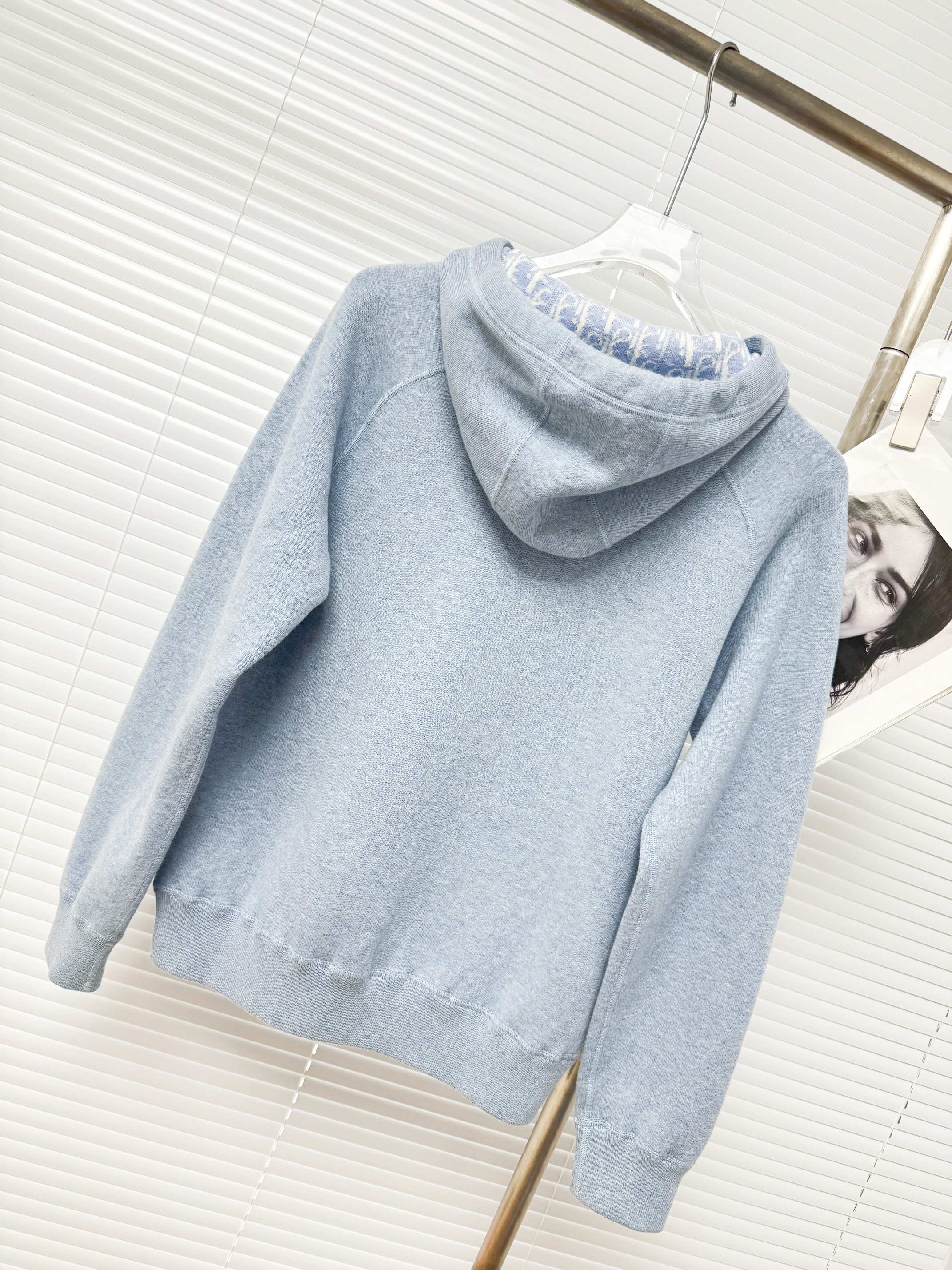 Dior 디올 가을겨울 로고 디테일 실크 블렌드 후드 맨투맨 22