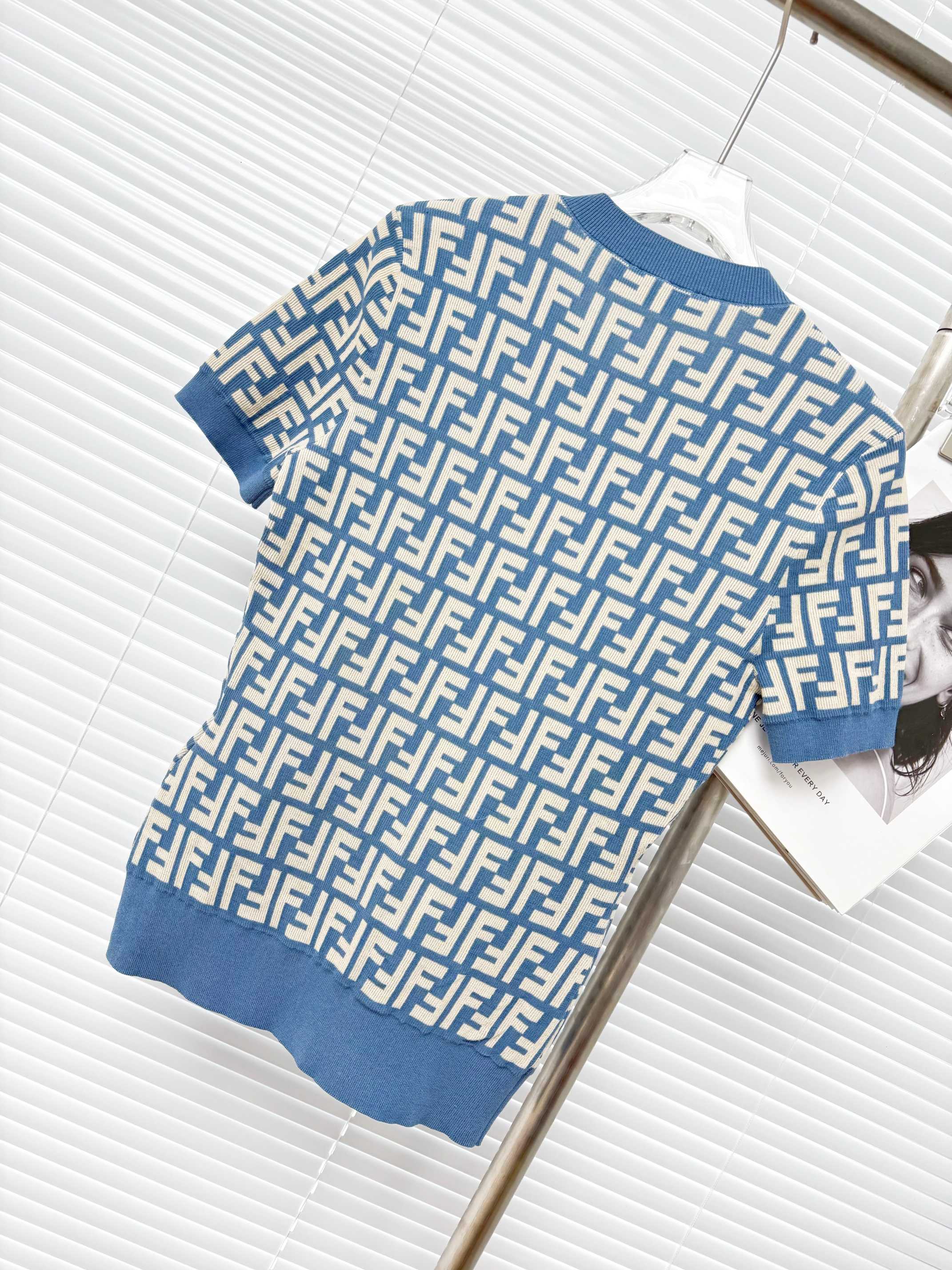 FENDI 펜디 FF 로고 코튼 니트 반팔 스웨터 21