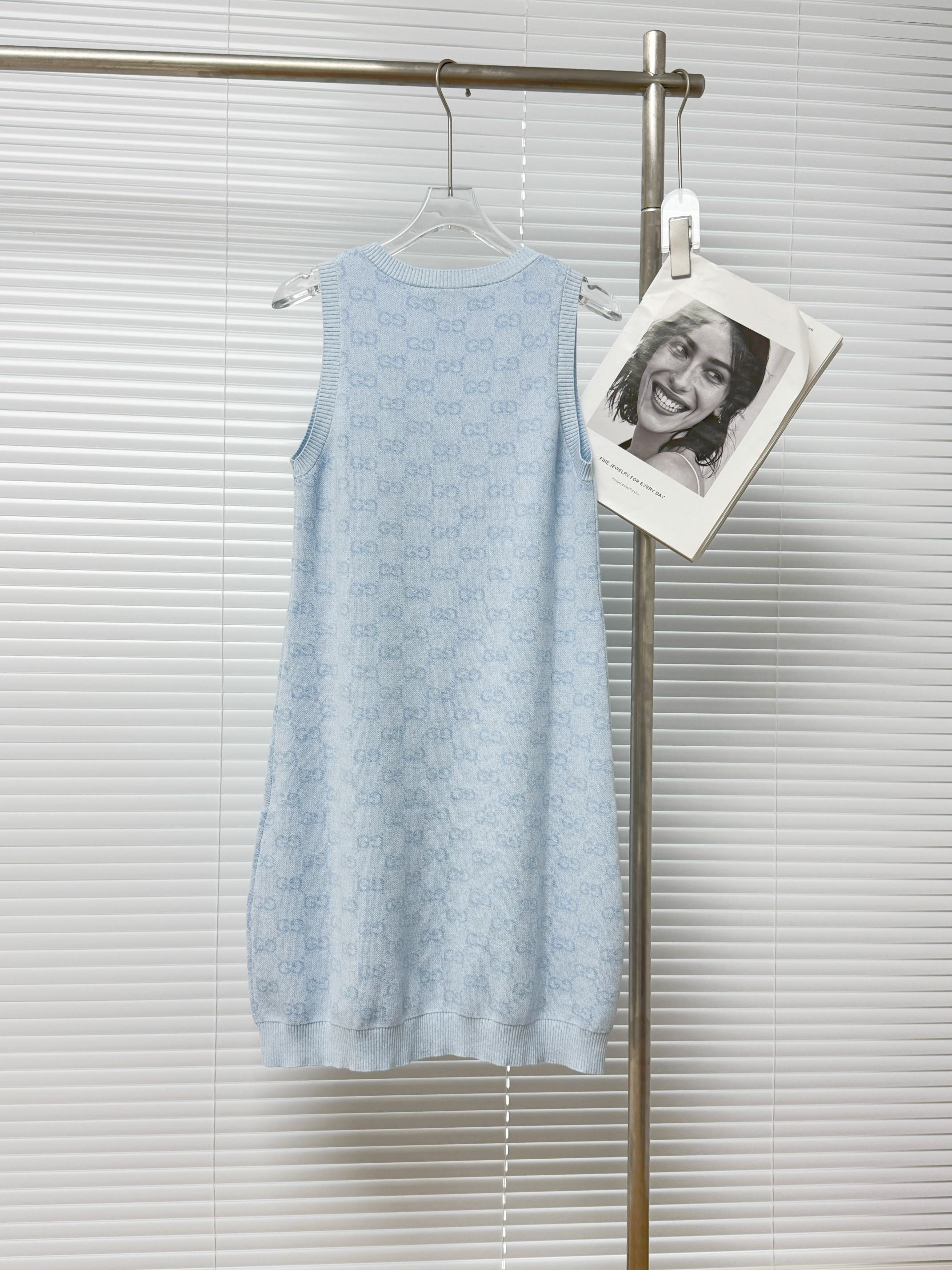 GUCCI 구찌 GG 자가드 니트 원피스 12