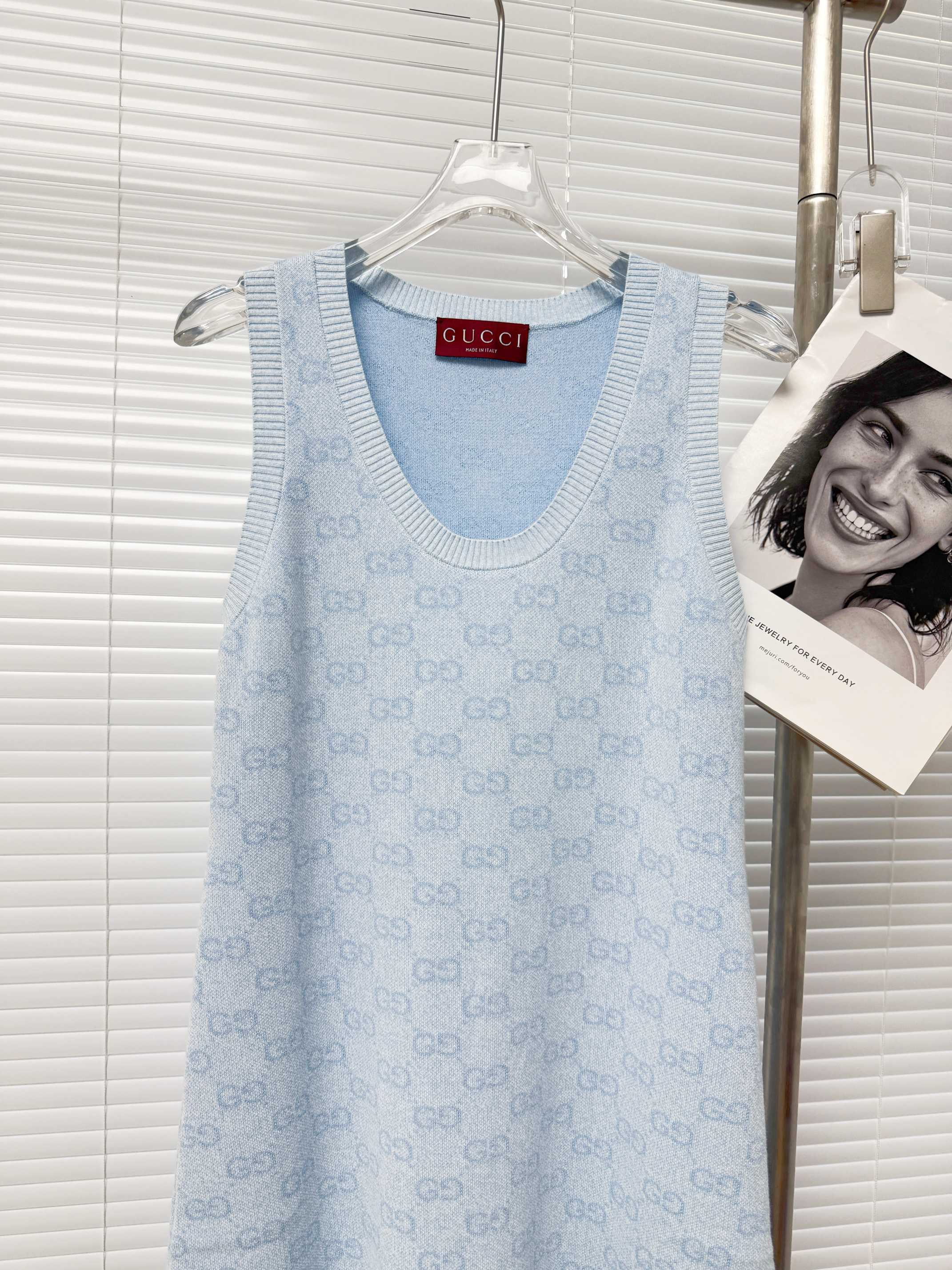 GUCCI 구찌 GG 자가드 니트 원피스 13