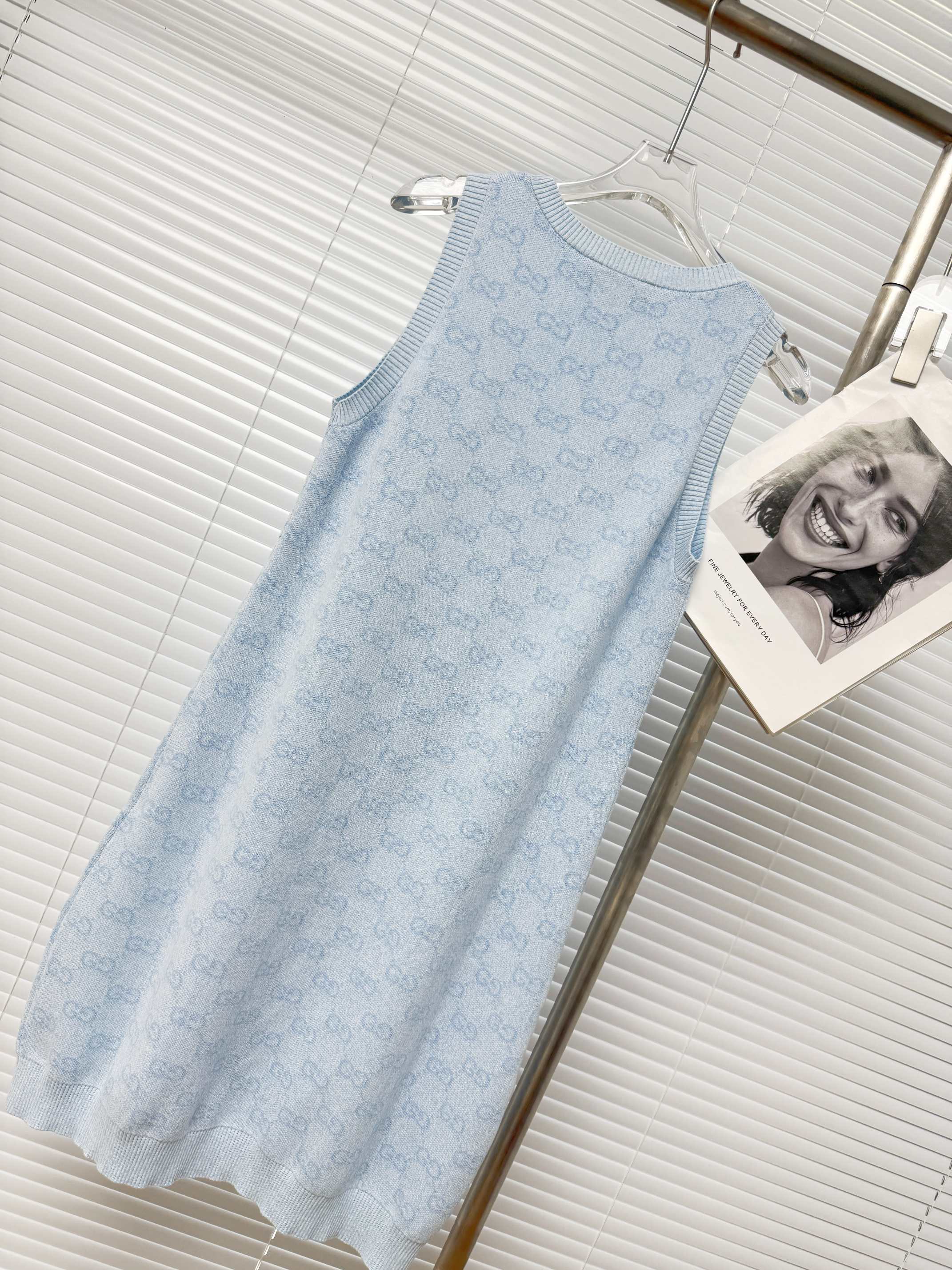 GUCCI 구찌 GG 자가드 니트 원피스 19