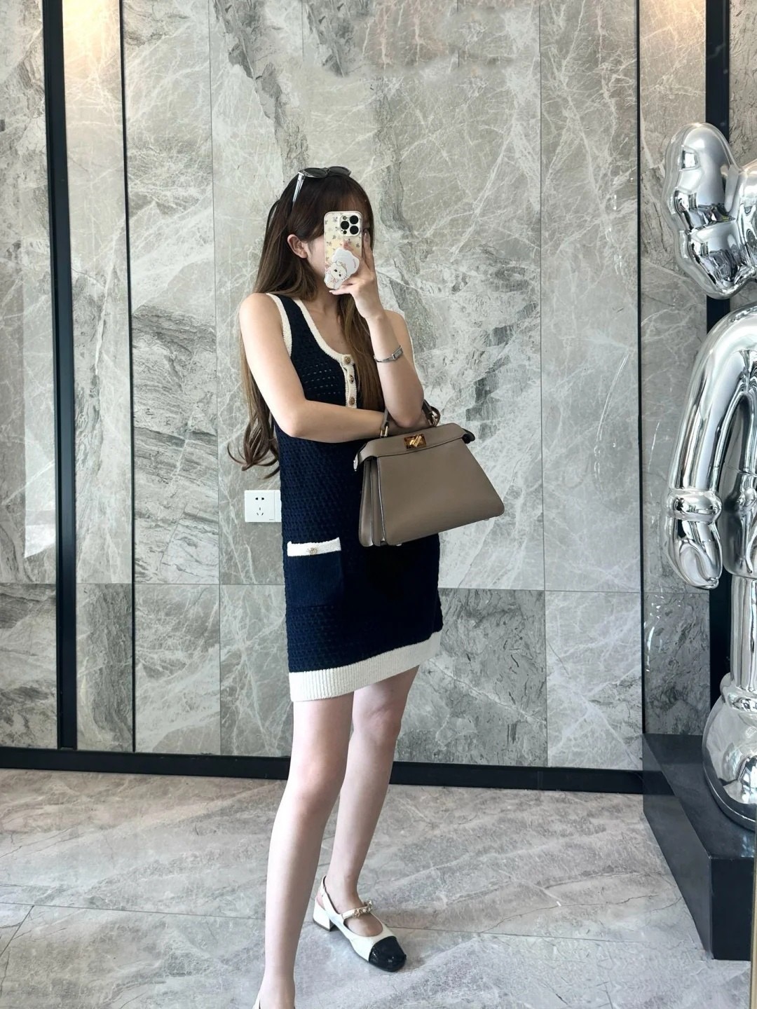 Gucci 구찌 배색 포켓 니트 원피스 3