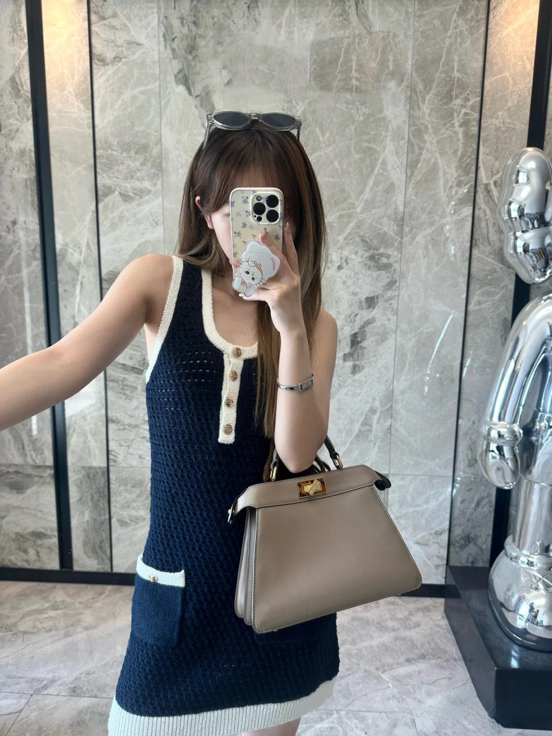 Gucci 구찌 배색 포켓 니트 원피스 4