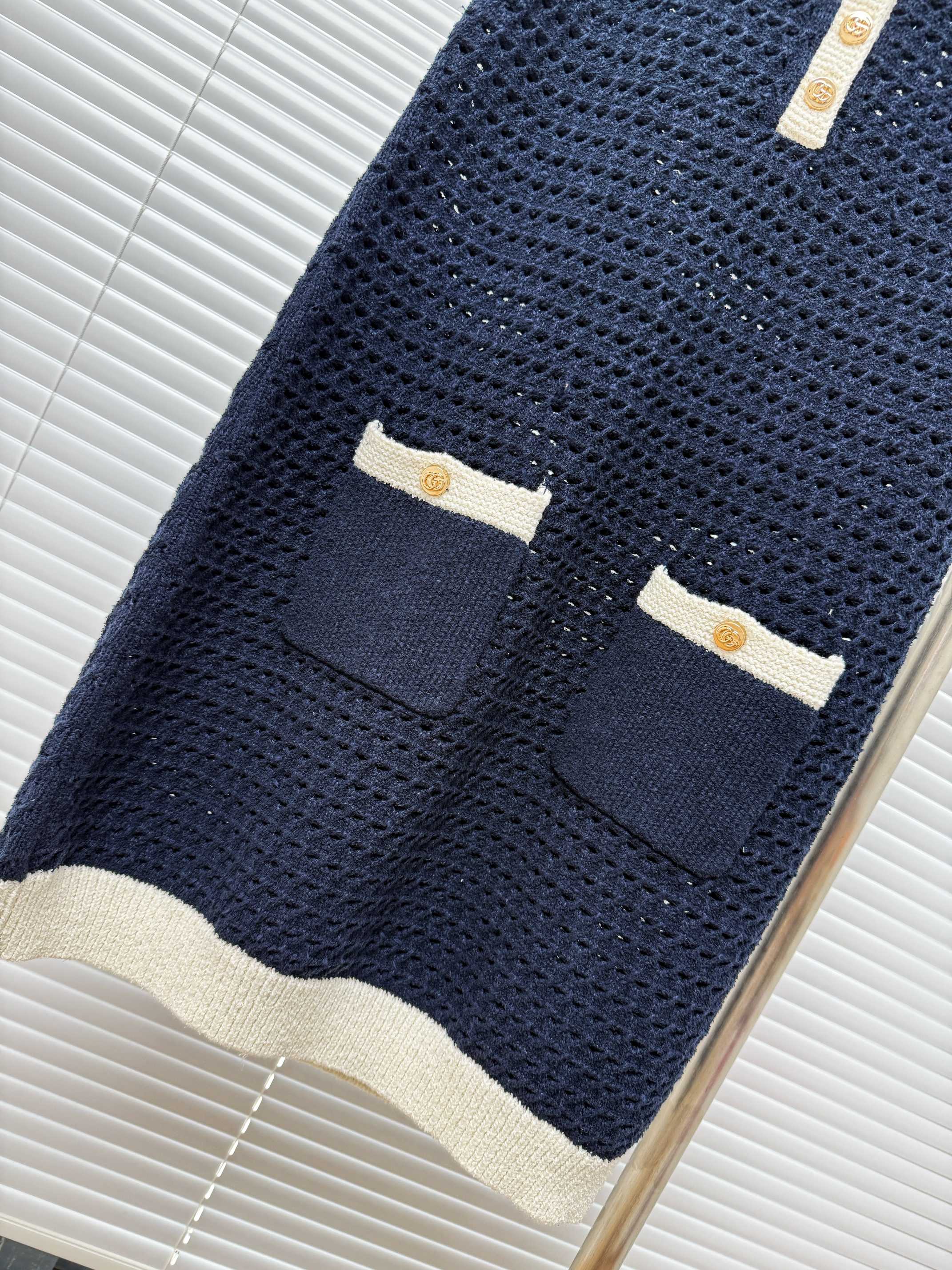 Gucci 구찌 배색 포켓 니트 원피스 14