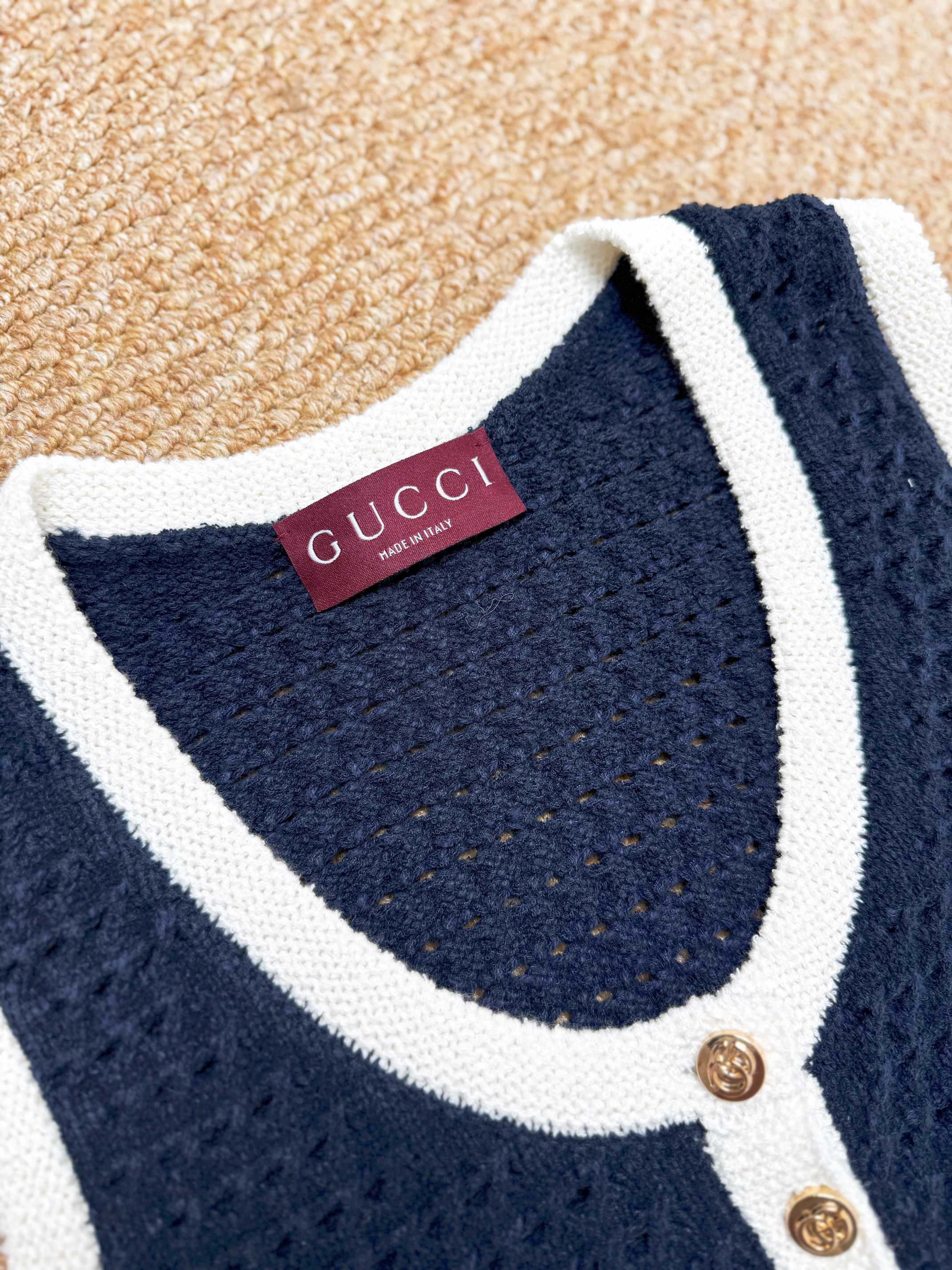 Gucci 구찌 배색 포켓 니트 원피스 16