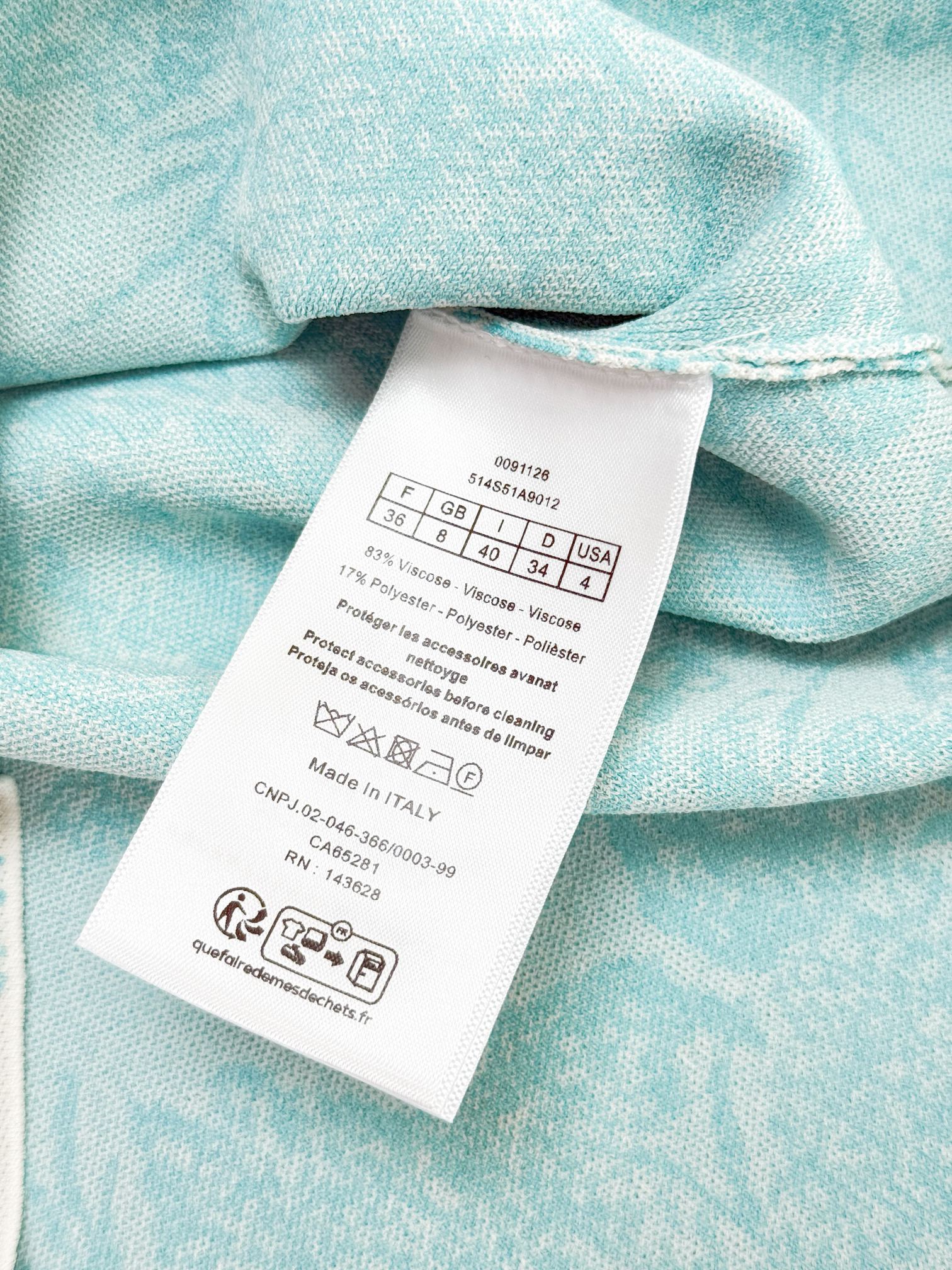 Dior 디올 ‘투알 드 주이’ 애니멀 자카드 반팔 니트 26