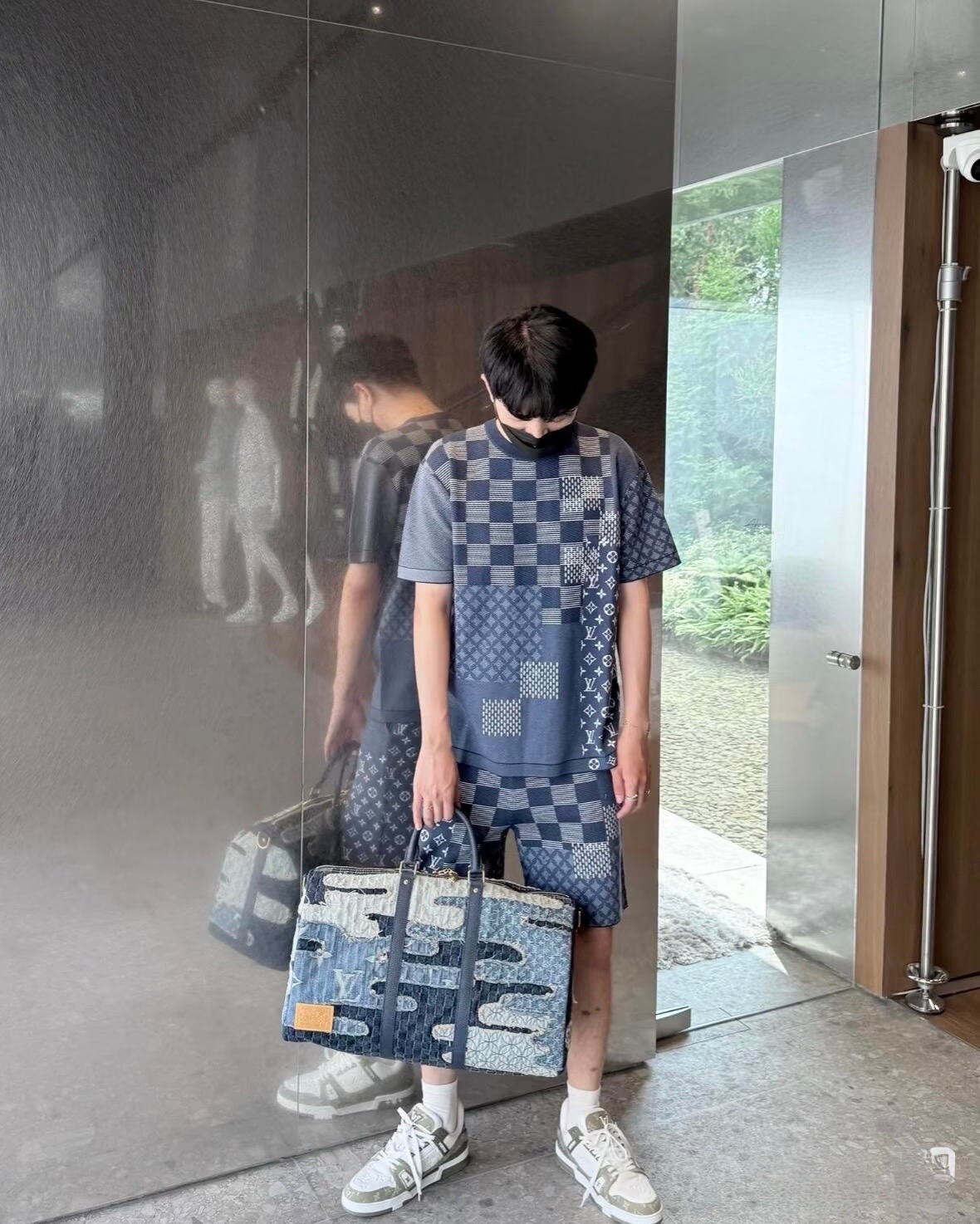 Louis Vuitton 루이비통 다미에 패턴 니트 쇼츠 6