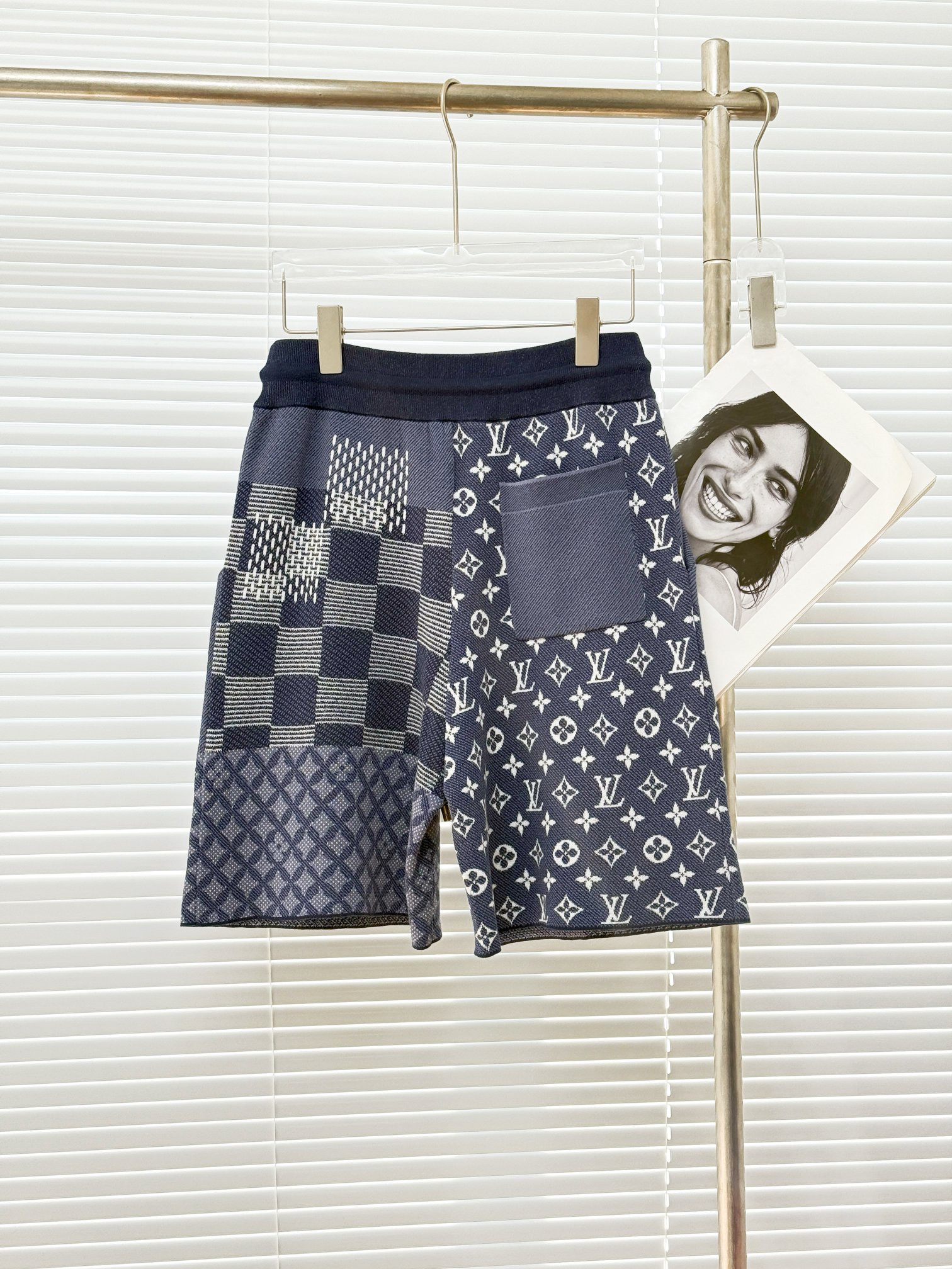 Louis Vuitton 루이비통 다미에 패턴 니트 쇼츠 9