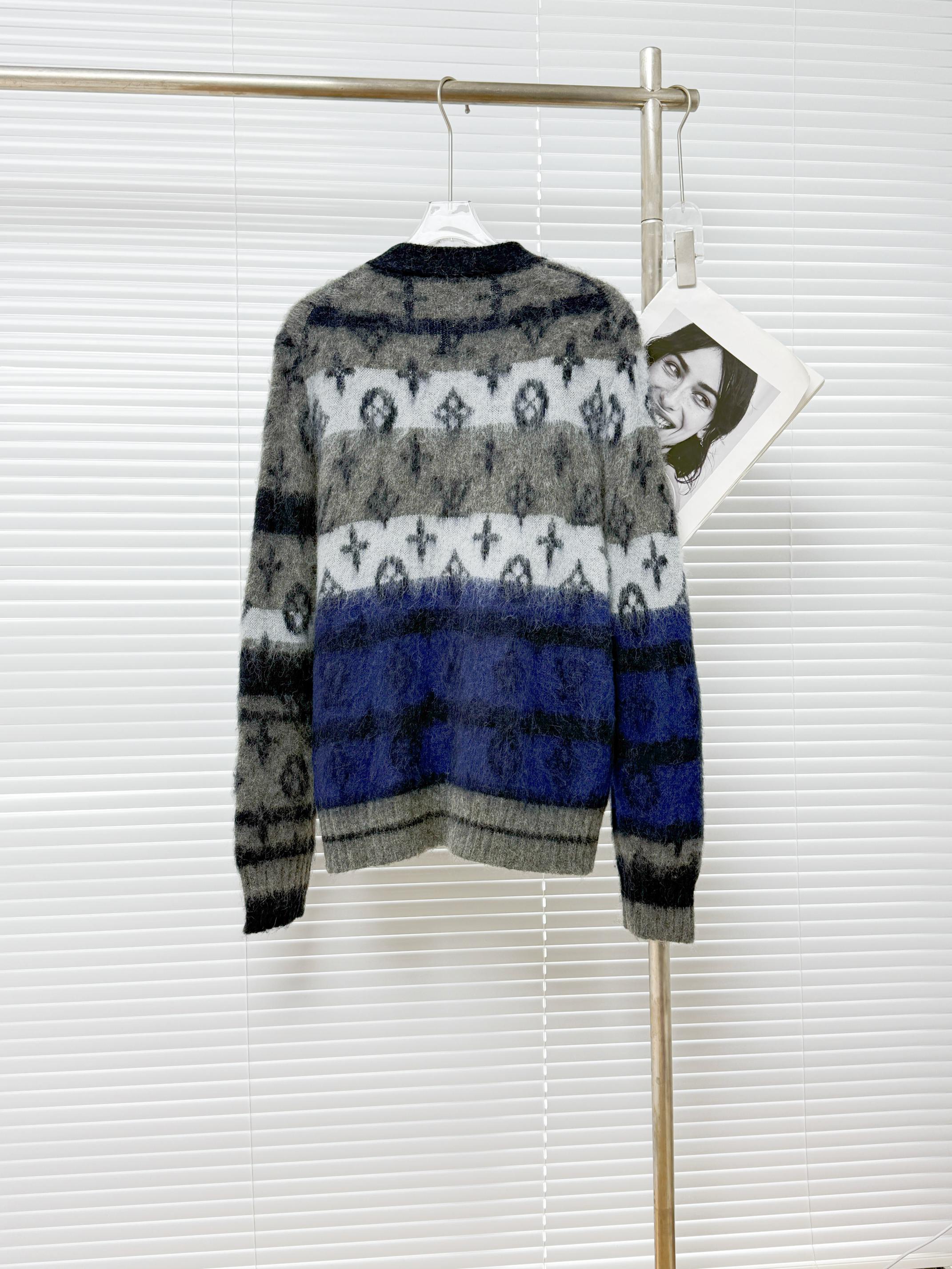 LOUIS VUITTON 루이비통 마해모 헤어플라워 니트 가디건 12