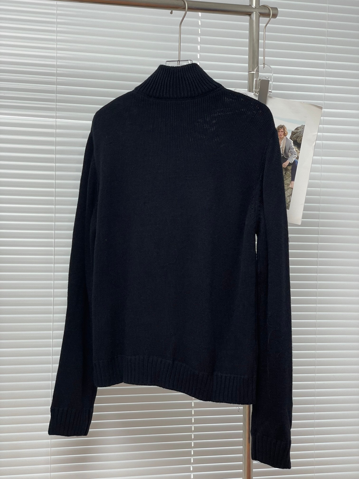 PRADA 프라다 울 혼방 집업 하이넥 니트 자켓 8