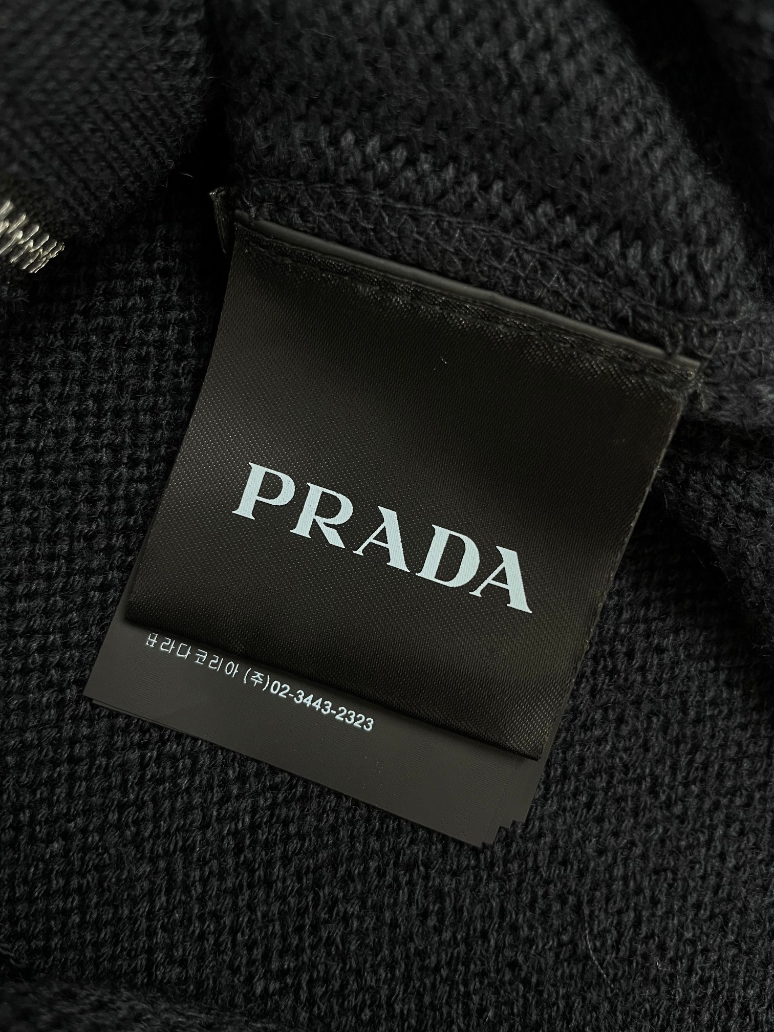 PRADA 프라다 울 혼방 집업 하이넥 니트 자켓 15
