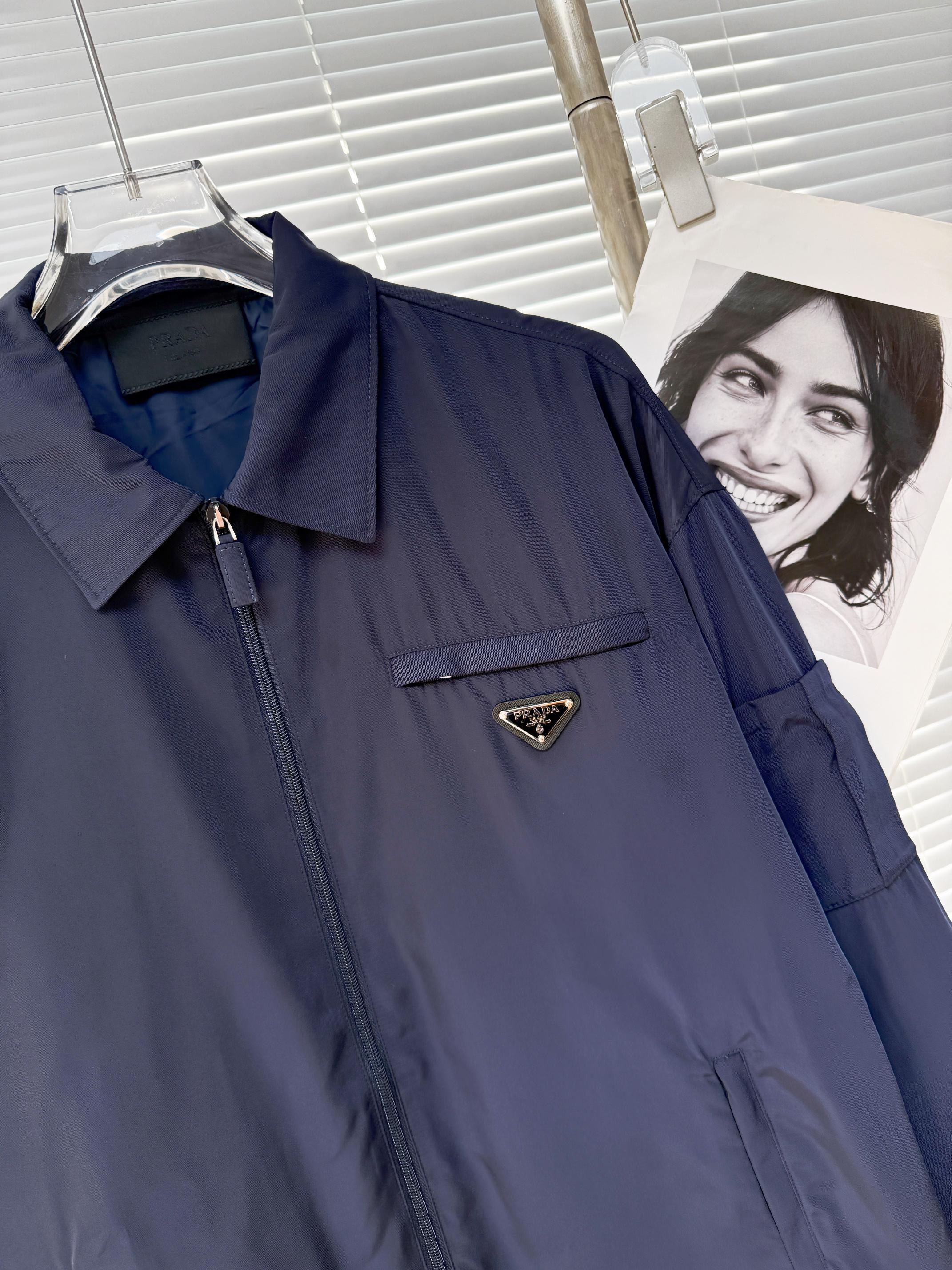 Prada 프라다 나일론 포켓 카라 집업 자켓 13