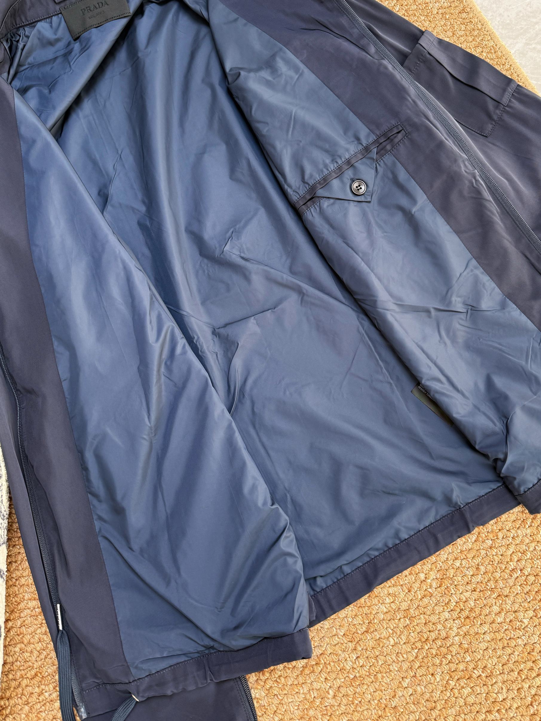 Prada 프라다 나일론 포켓 카라 집업 자켓 16