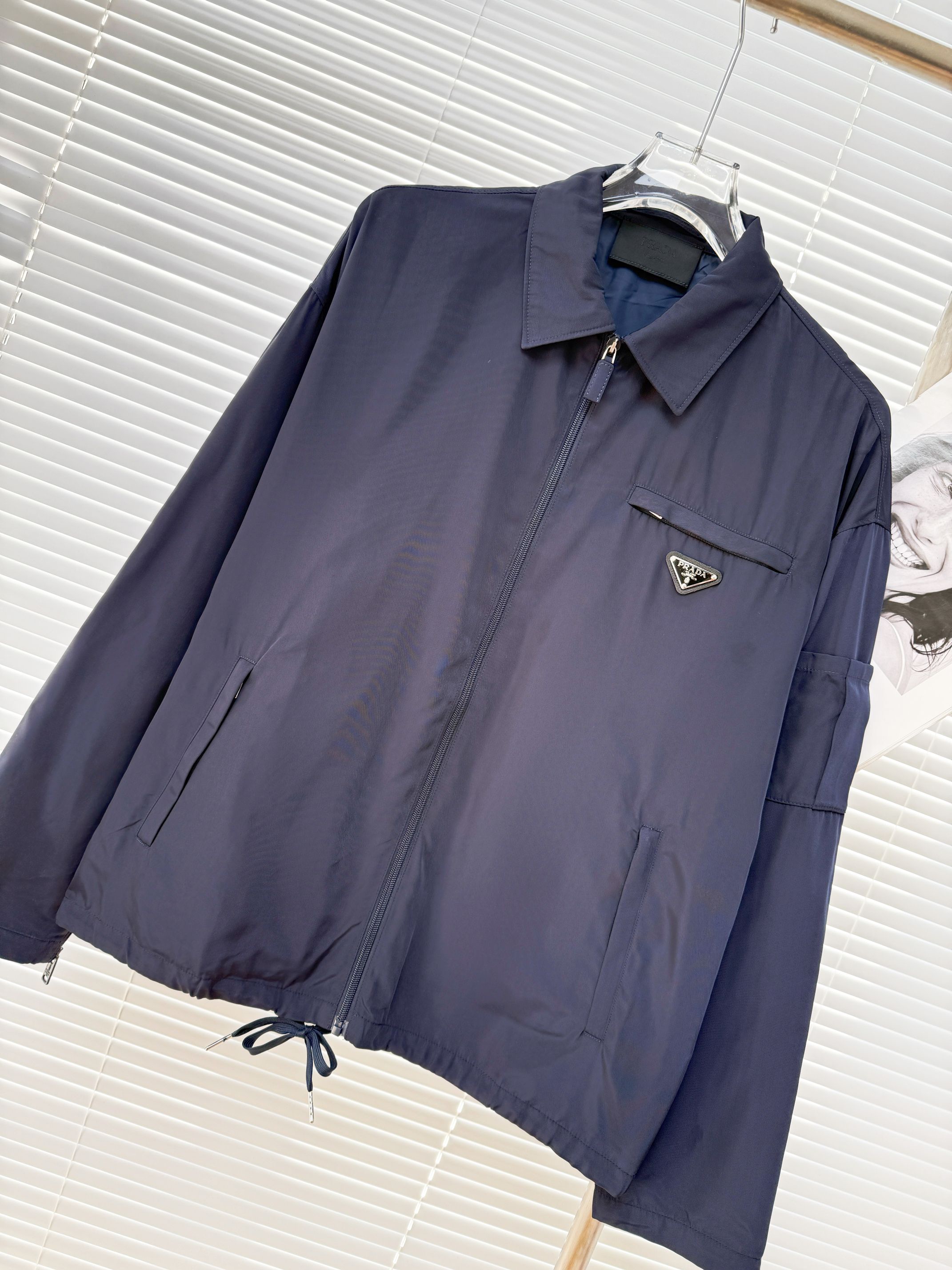 Prada 프라다 나일론 포켓 카라 집업 자켓 19