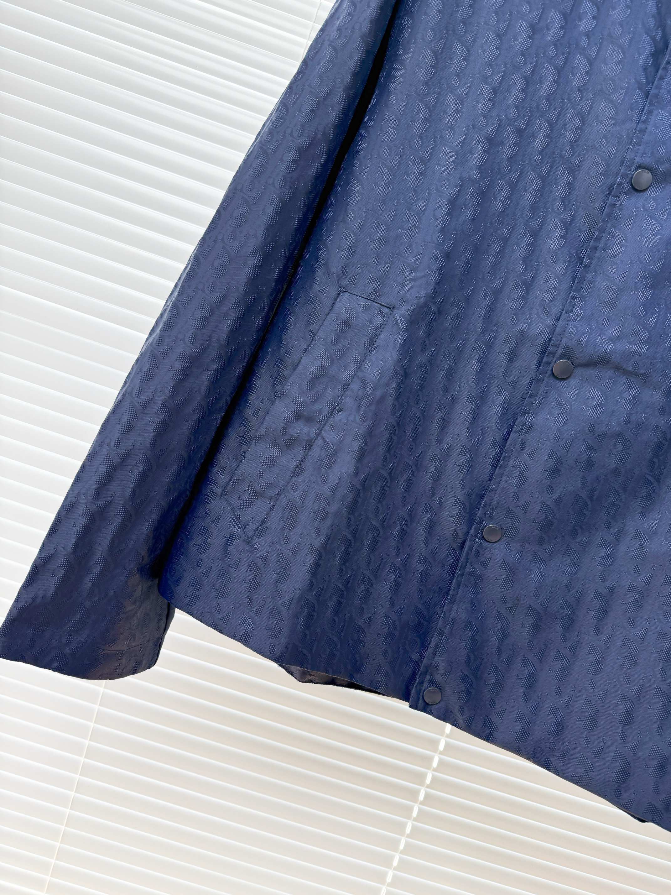 Dior 디올 25SS 오블리크 패턴 블루 테크 패브릭 자켓 13